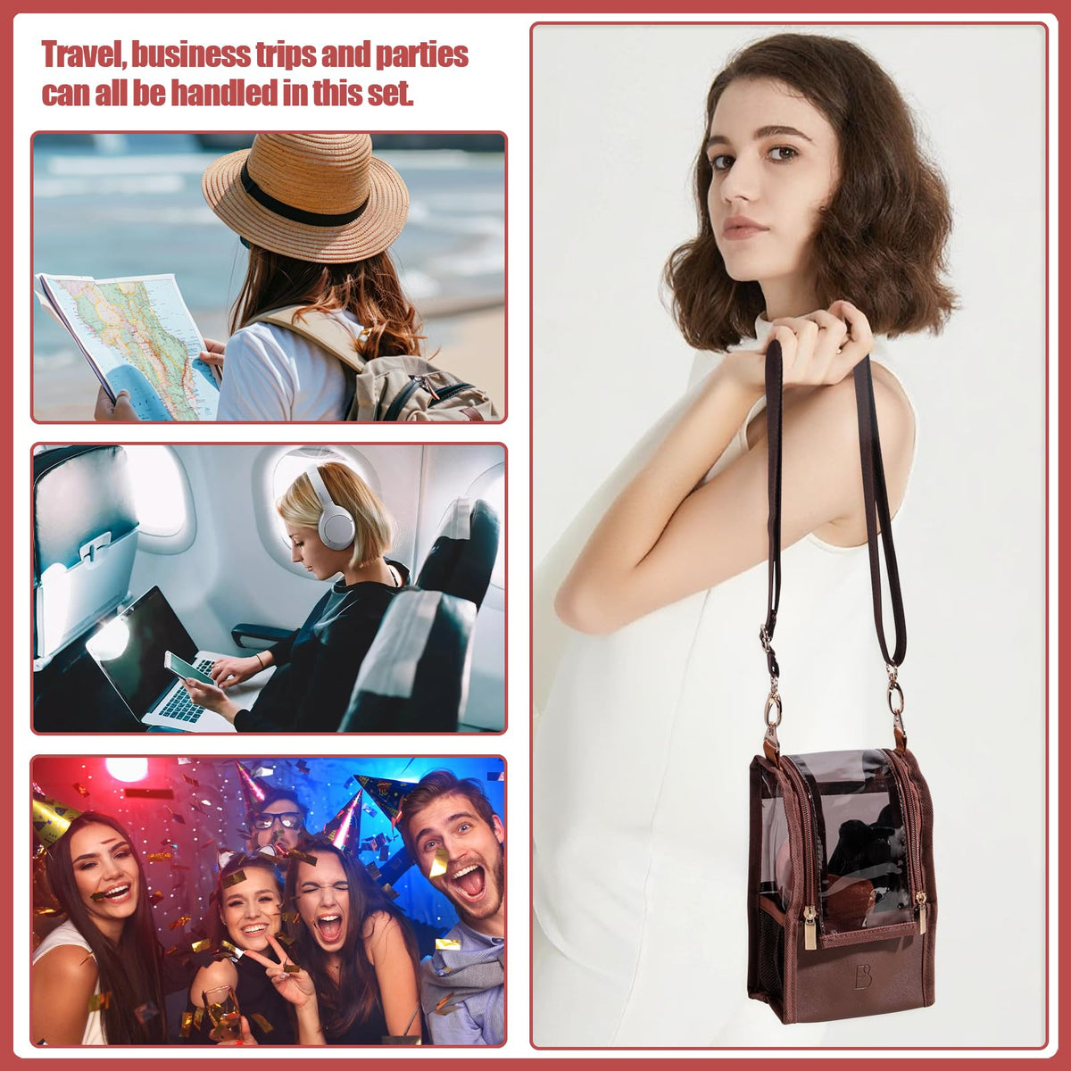 BS MALL Professional Makeup Brush Set 28 Pcs With Travel - BS-MALL Official Imagery - 7