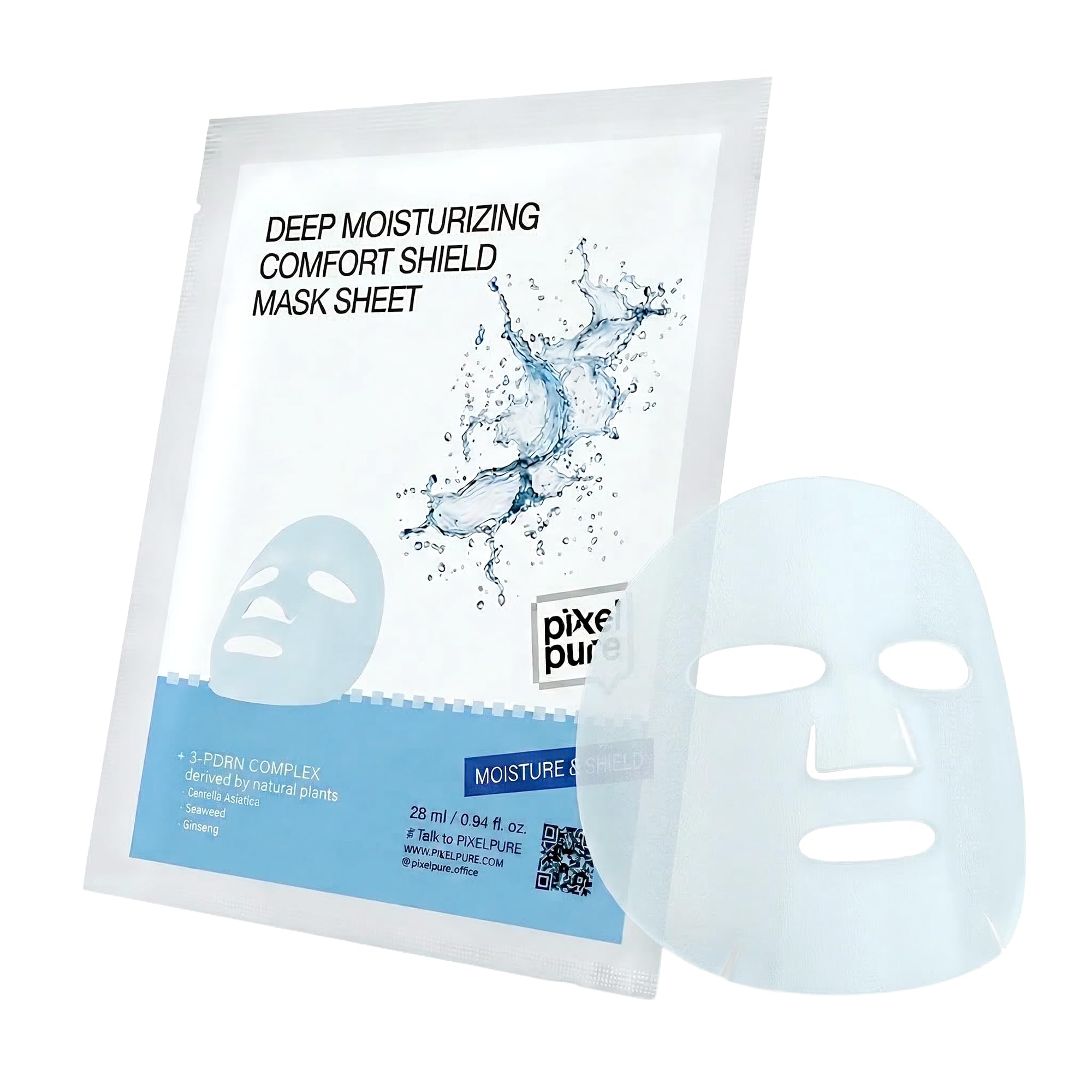 Deep Moisturizing Comfort Shield PDRN Sheet Mask (1 Sheet) - PIXELPURE