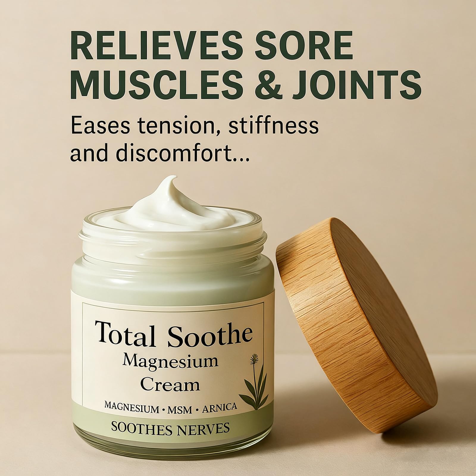 KBSBUBB TotalRelief Magnesium Cream – Joint & Muscle Relief