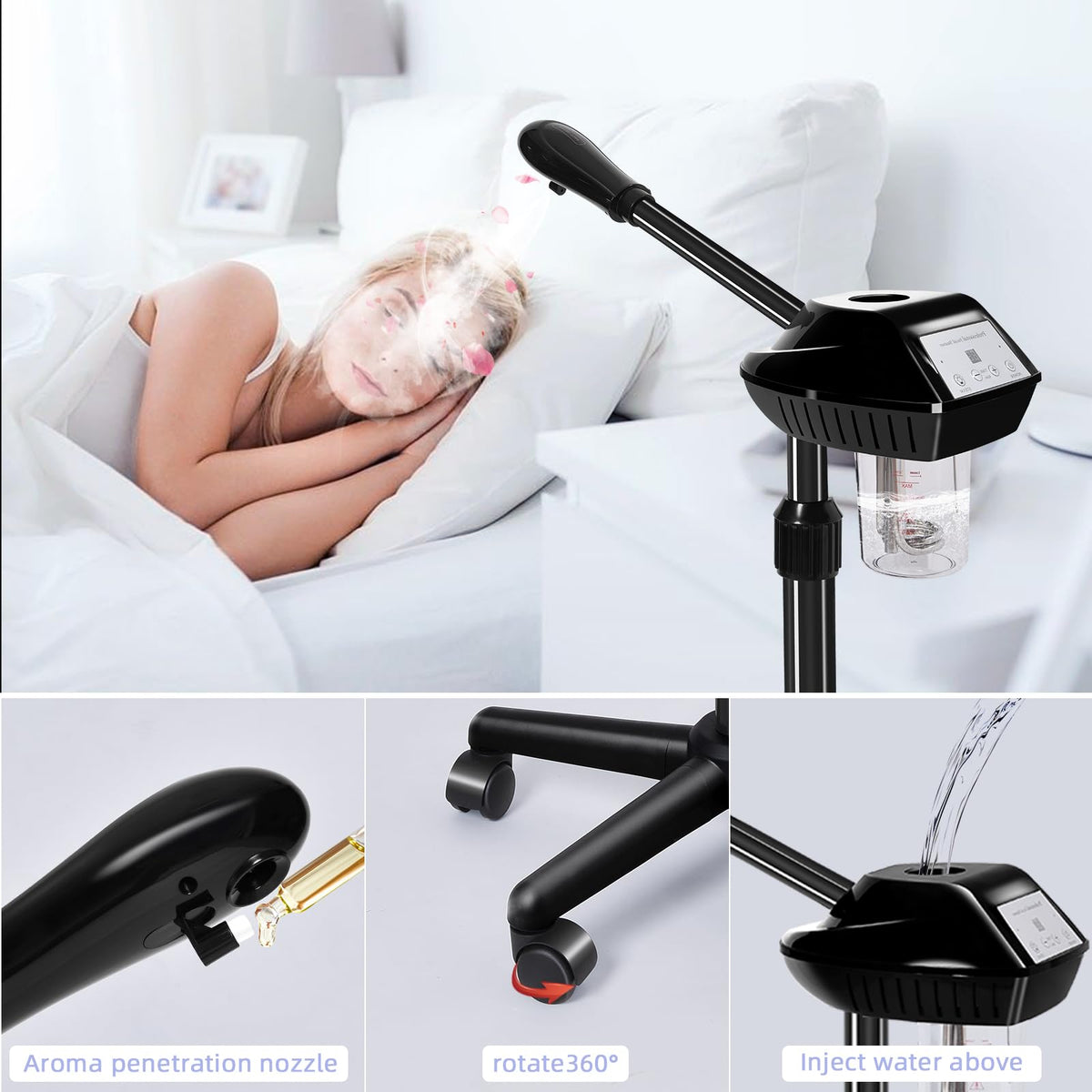 Retain Time Adjustable Height Facial Steame for Home Beauty - Retain Time Official Imagery - 5