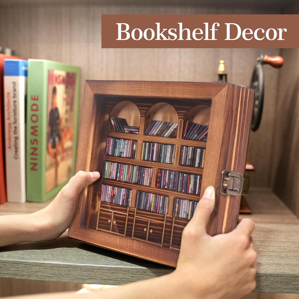 Anxiety Bookshelf Mini Books Display for Stress Relief and - WifePro Official Imagery - 7
