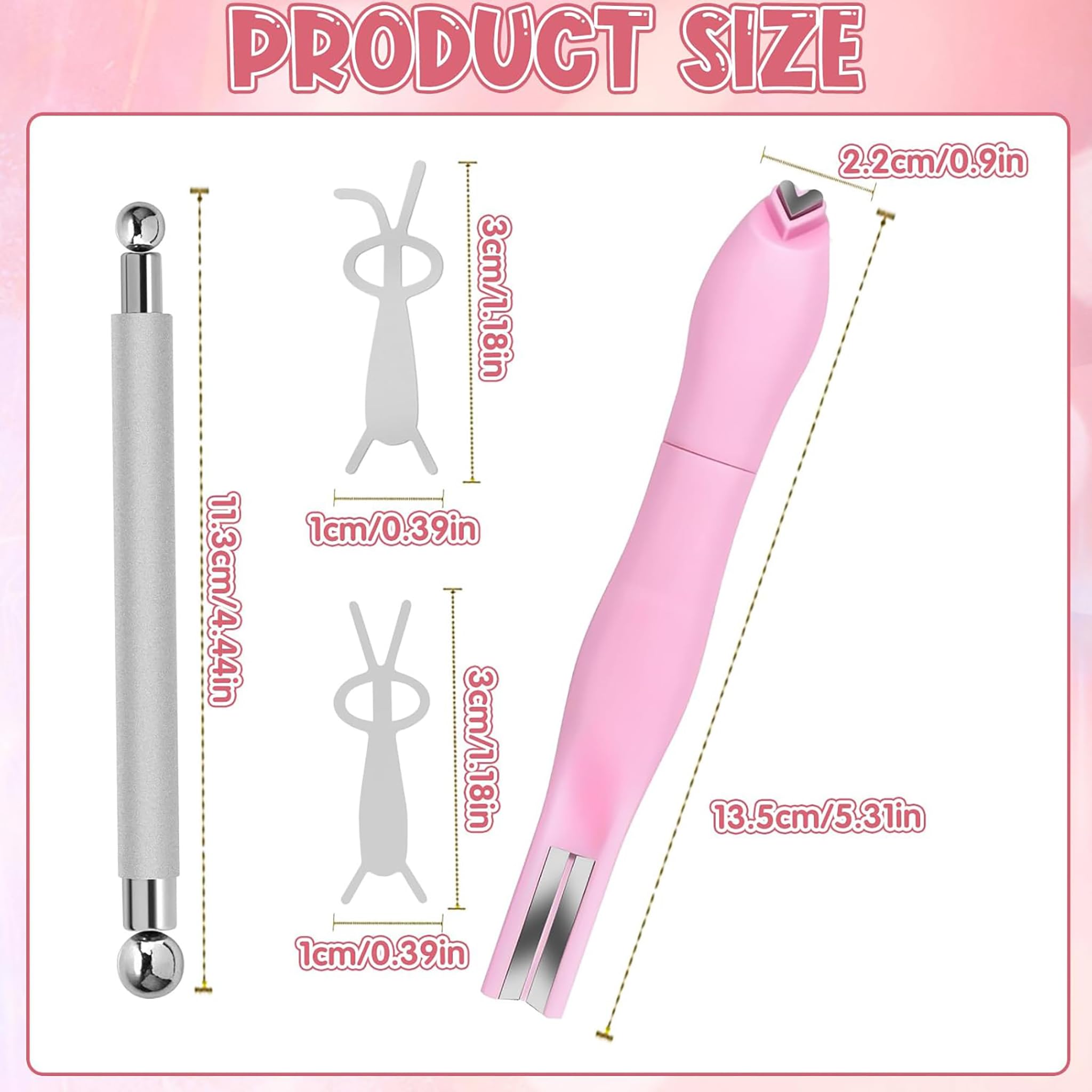 Yyksuip 4-piece cat eye nail magnet kit with 3-in-1 magnet, dual-ended pen, and bunny guides for stunning gel nail art designs.