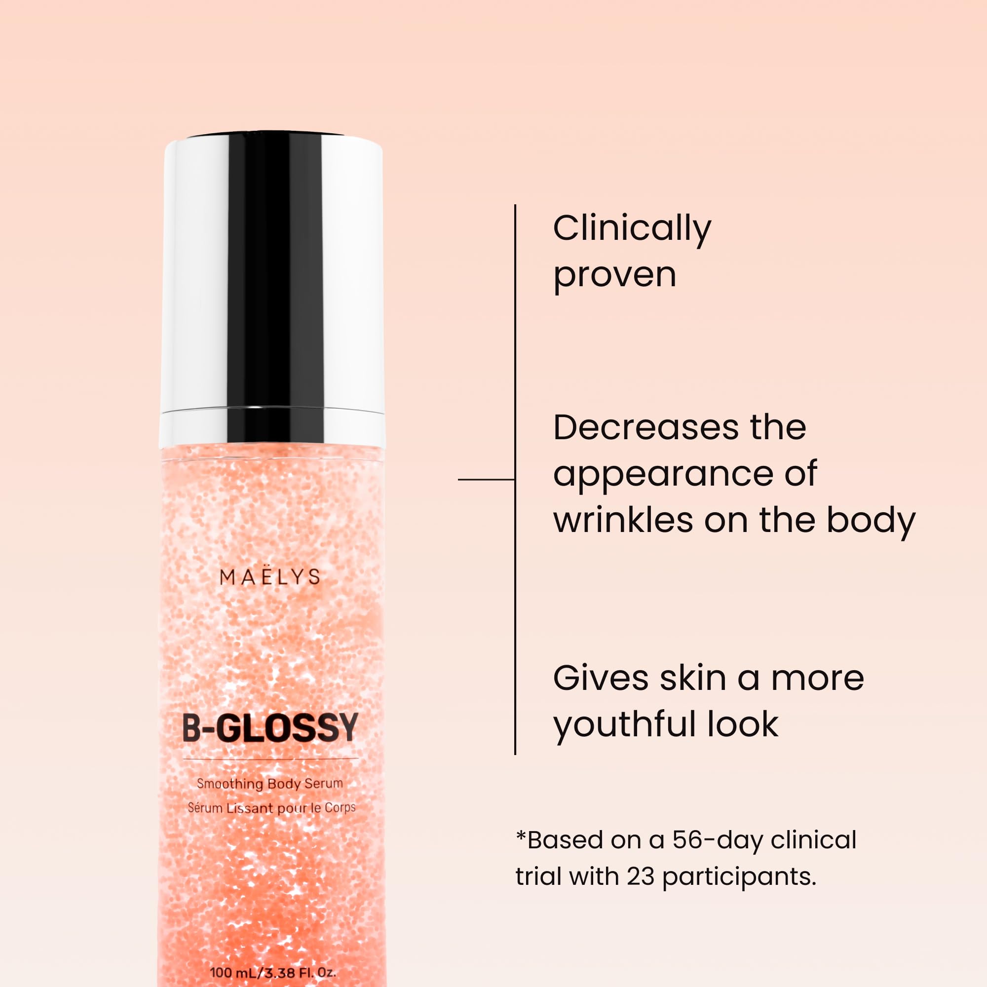 MAËLYS B-GLOSSY Hyaluronic Acid Body Serum, 3.4 Fl Oz - MA&Euml;LYS