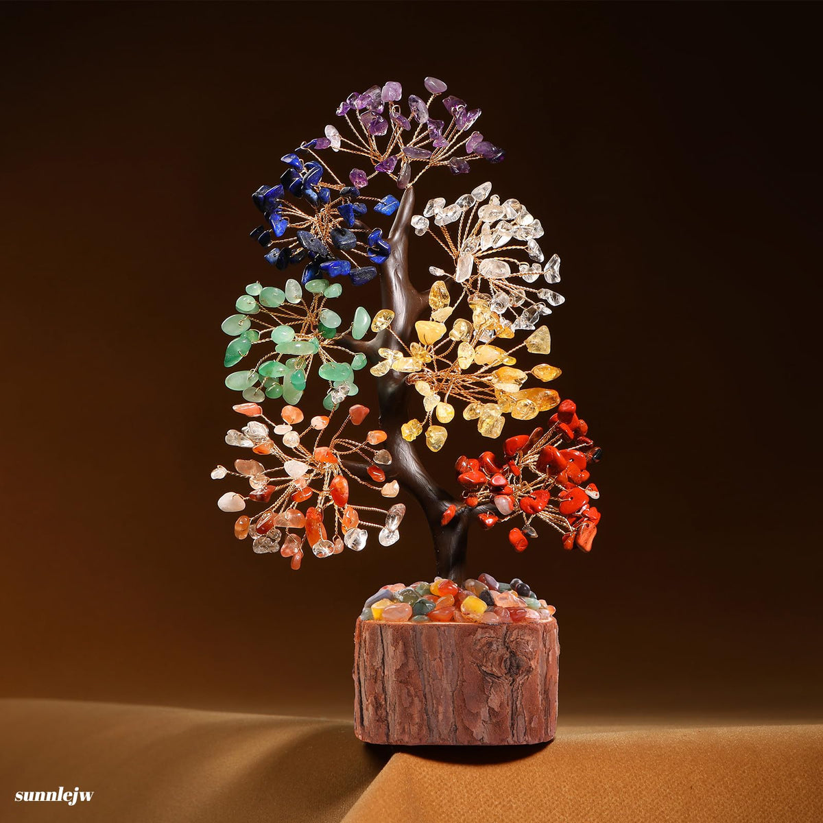 7 Chakra Crystal Tree of Life Handmade Birthday Gifts for - Sunnlejw Official Imagery - 3