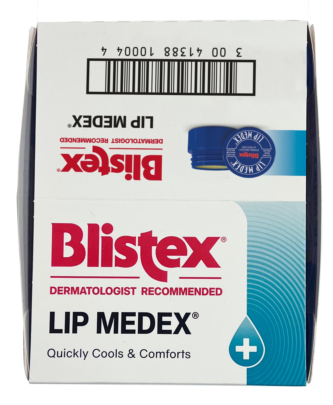 Blistex Lip Medex Medicated Lip Balm, 24 Hr Moisture, 0.25 oz, 12 Pack
