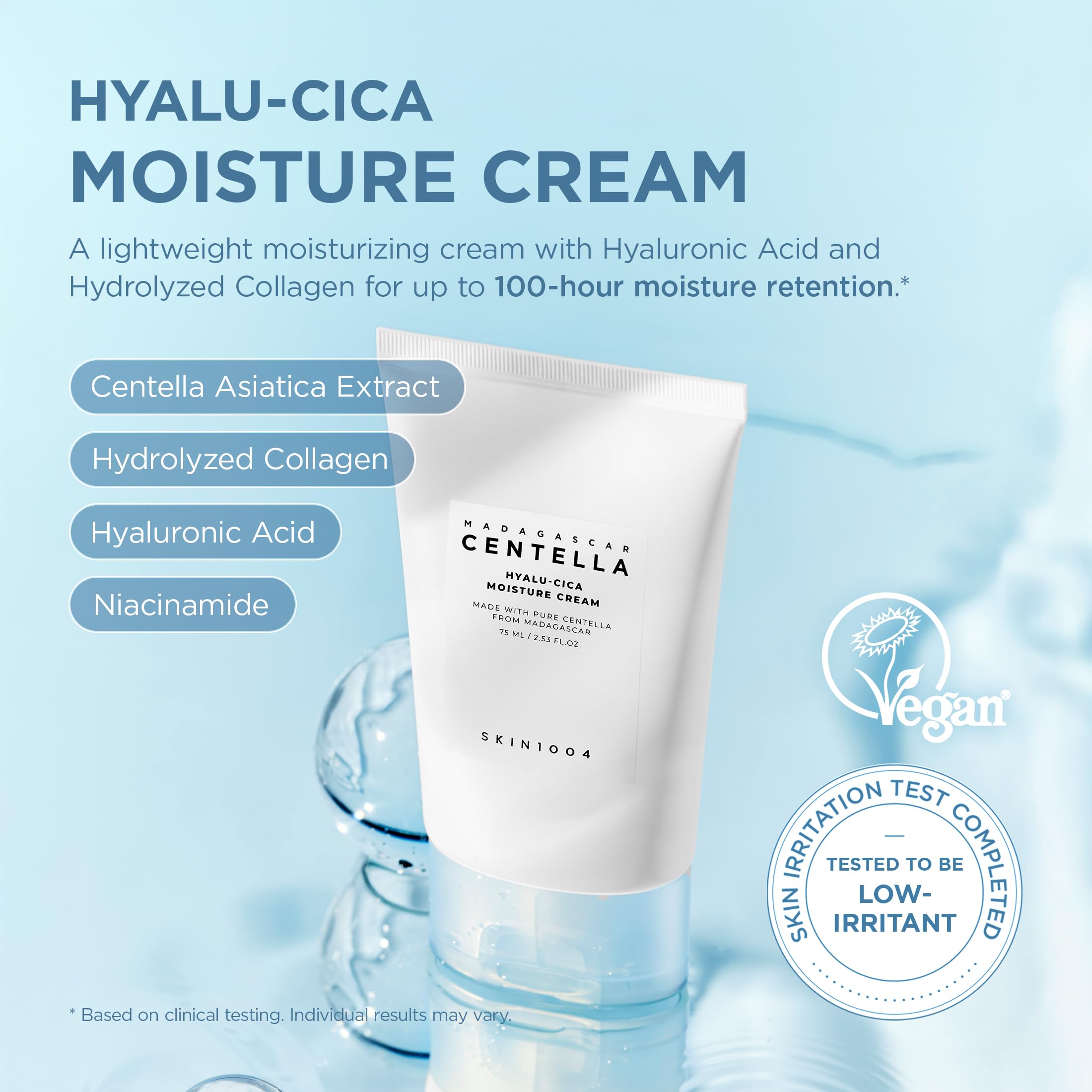 SKIN1004 Hyalu - Cica Moisture Cream & Face Moisturizer - SKIN1004 Official Product View 3