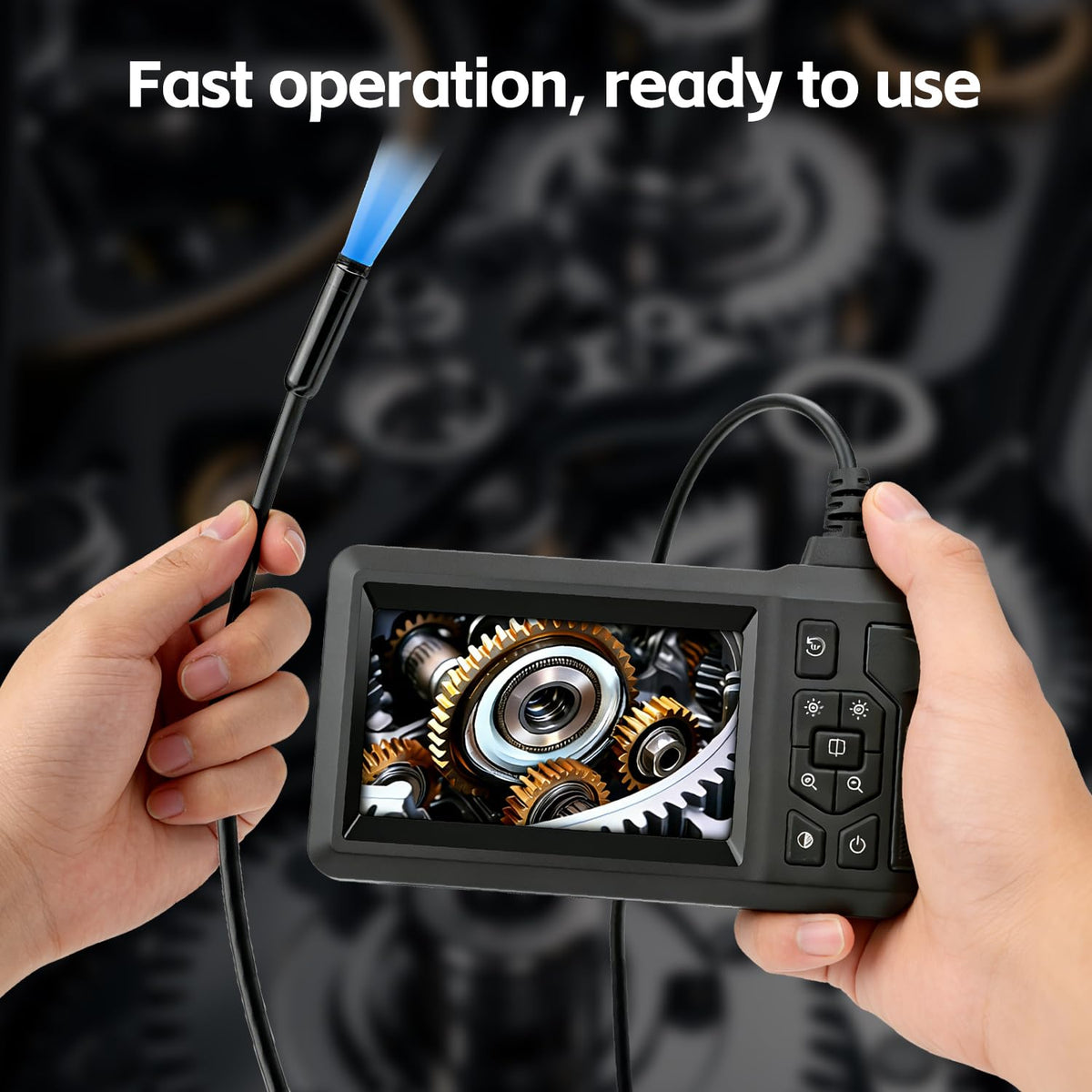 Endoscope Camera with Light Borescope Camera with 4 3 IPS - COOVIE Official Imagery - 4