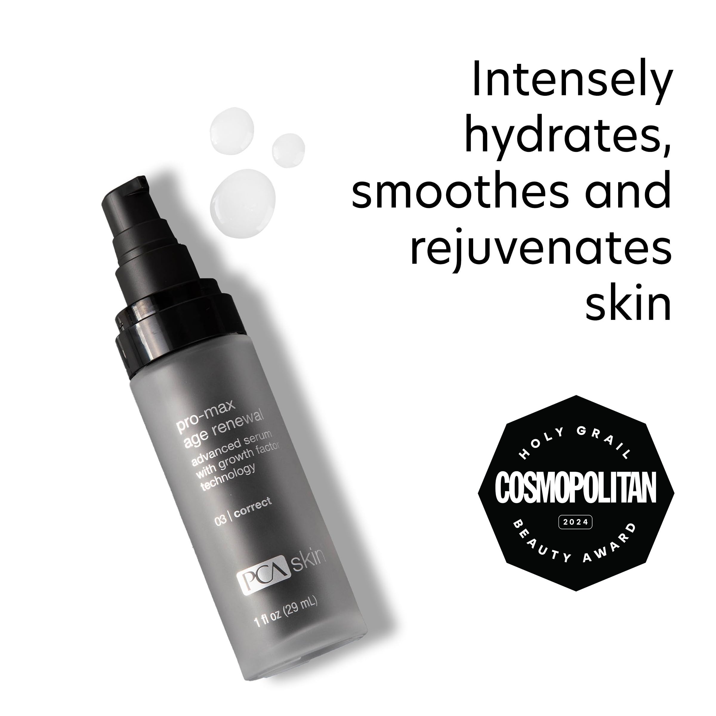 PCA SKIN Pro Max Age Renewal Firming Anti Aging Face Serum, 1 oz - PCA SKIN