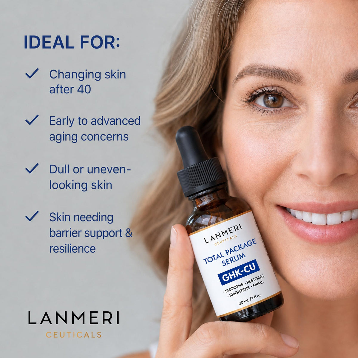 Lanmeri Advanced Total Package Serum GHK Cu Copper Peptide - Lanmeri Official Imagery - 8