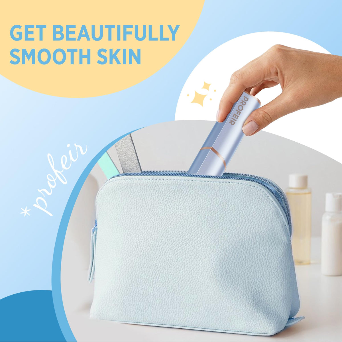 Facial Hair Removal for Women Electric Hair Removal Device - Profeir Official Imagery - 8