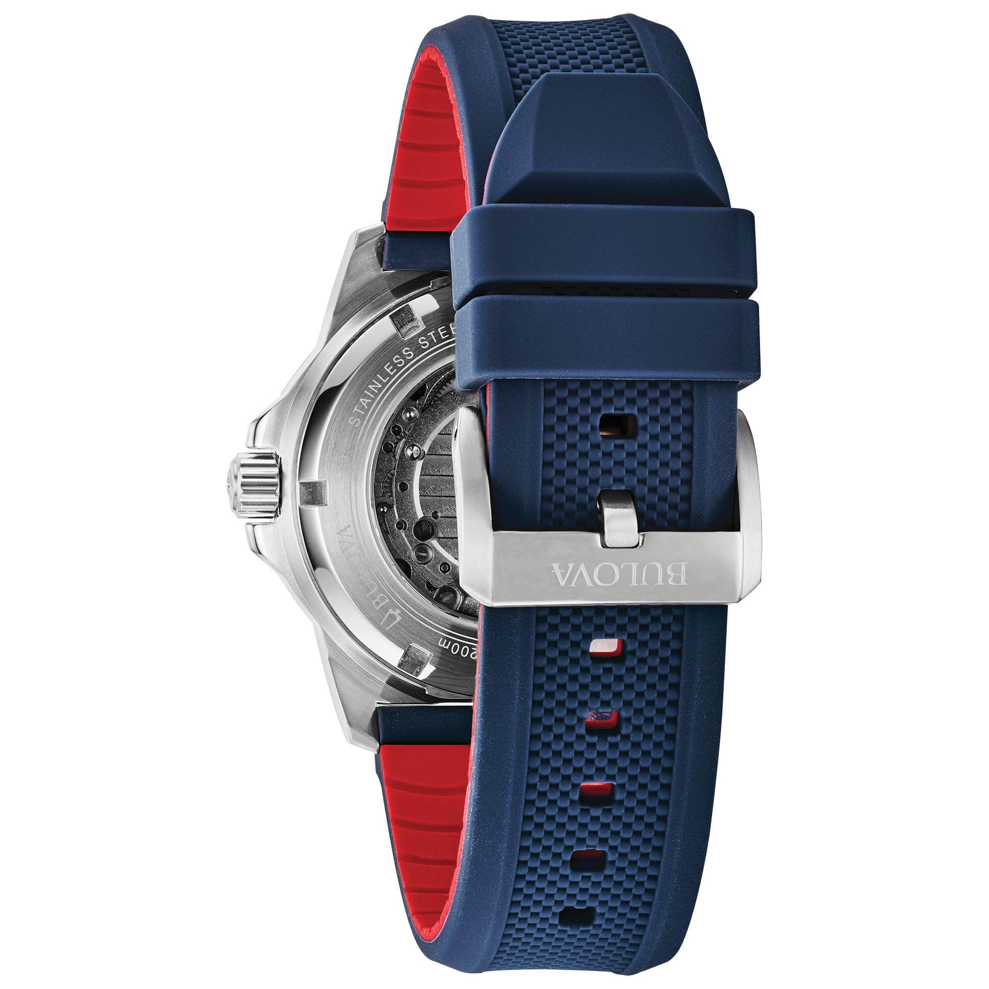 Bulova Men's Marine Star 'Series A' Automatic Stainless Steel Case wit - View 3