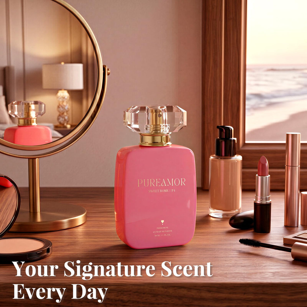 Pheromone Perfume for Women Sweet Rome Extrait de Parfum - PUREAMOR Official Product Imagery - 3