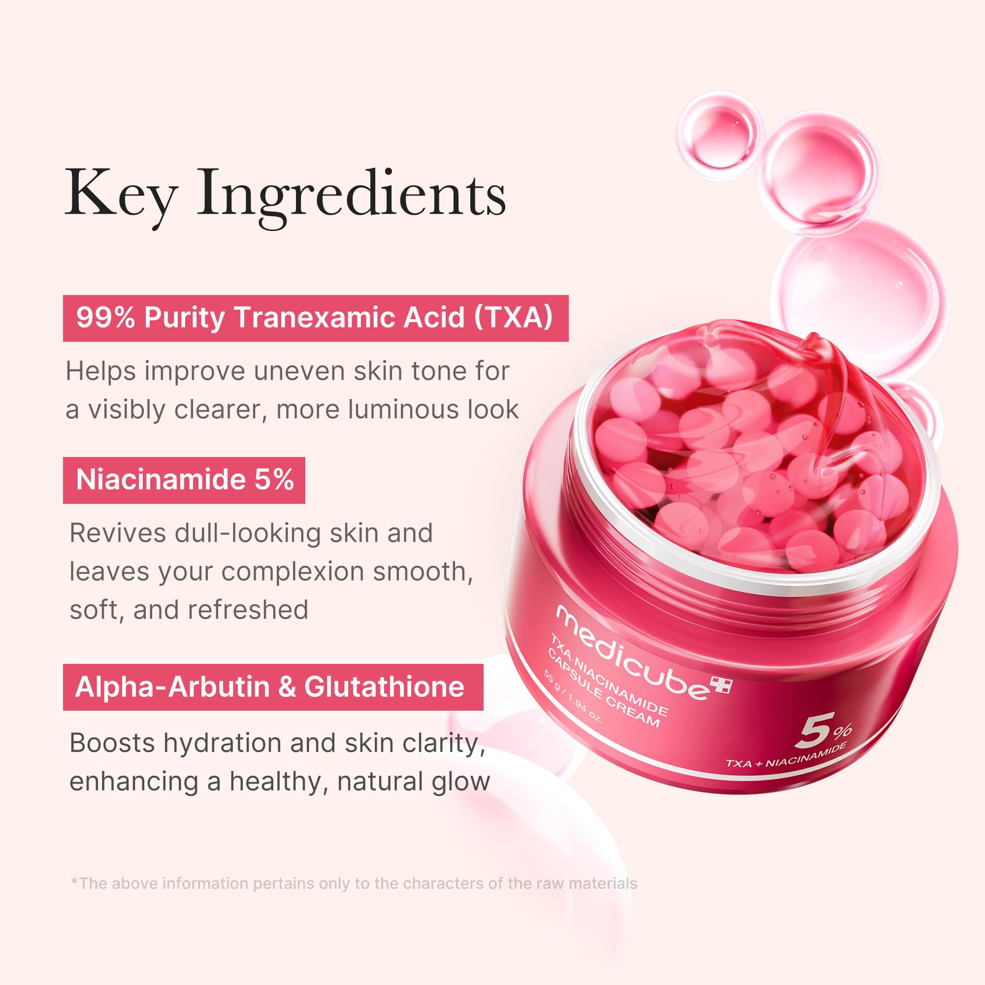 medicube Capsule Cream with TXA &amp; Niacinamide for After Spot - medicube