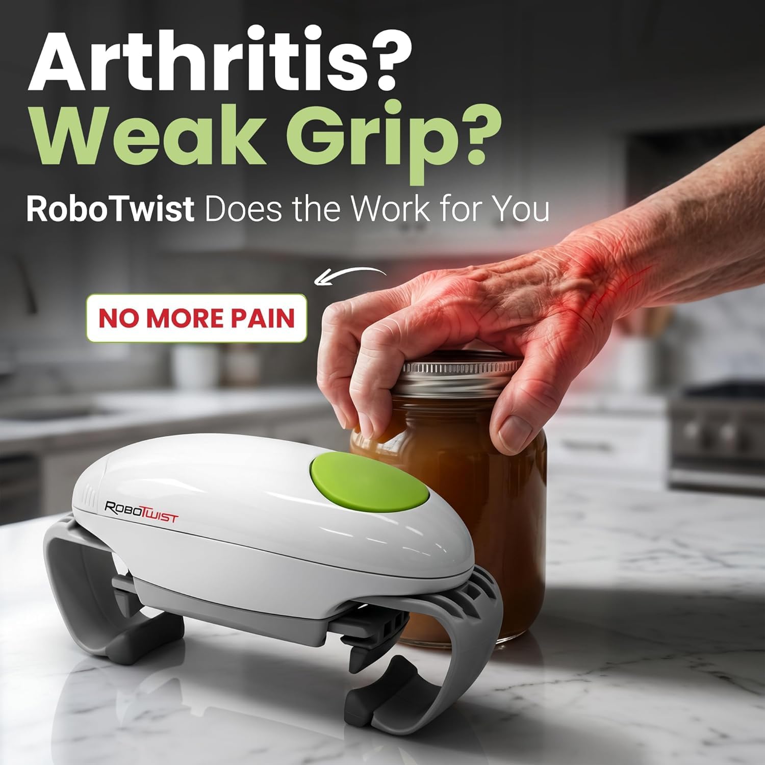 EMSON Robotwist Automatic Jar Opener Deluxe Model with Improved T - EMSON Official Product View 5