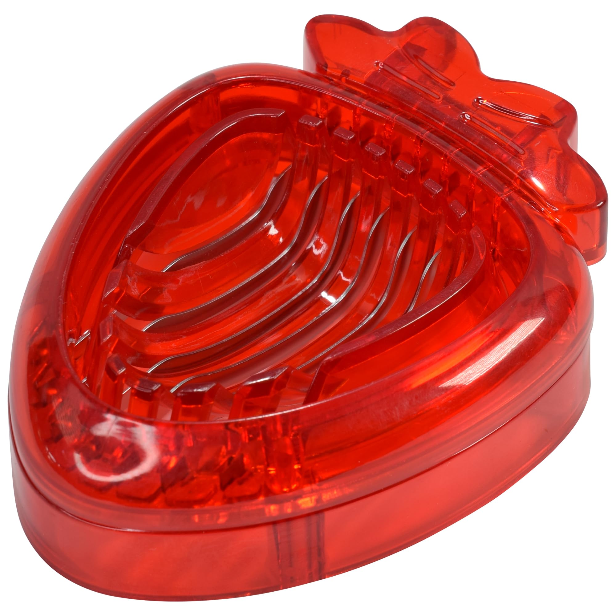 R&M Strawberry Shaped Fruit Slicing Tool with Stainless Steel Blades - View 1