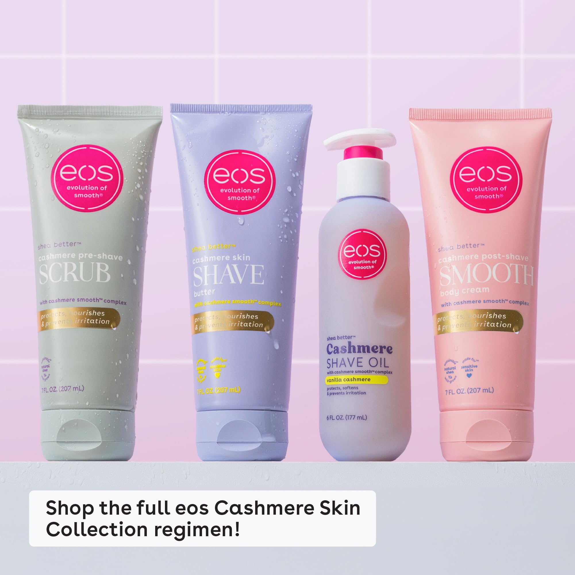 eos Cashmere Skin Collection Post Shave Smooth Body Cream - eos Official Product Imagery - 7