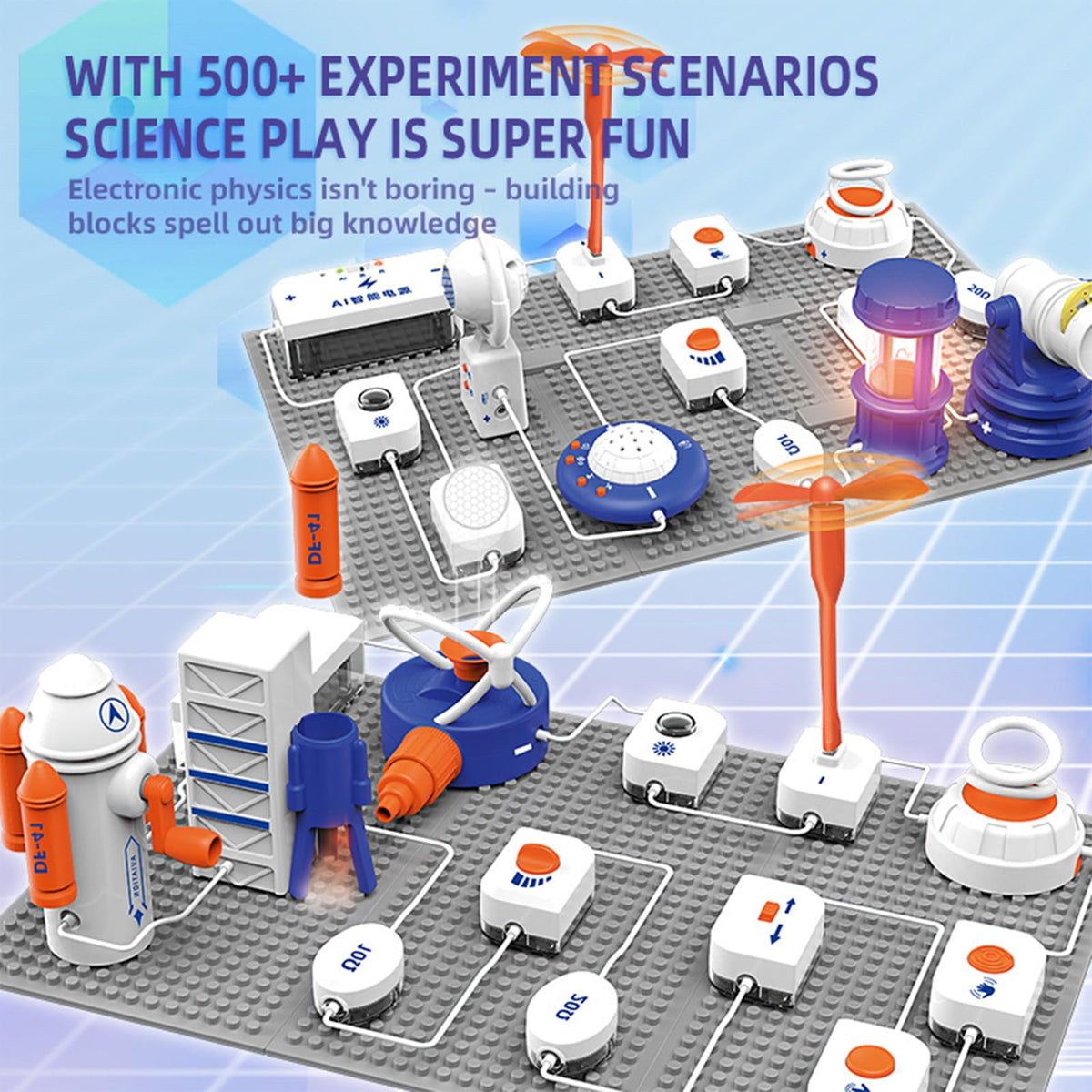 Science Toy Sets AI Intelligent Voice Physics Circuit - Ponilyer Official Imagery - 6
