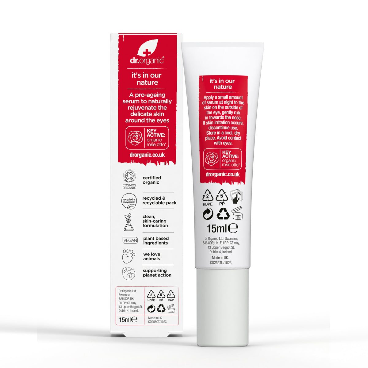 Organic Doctor Rose Otto Eye Serum 0 5 Fluid Ounce - Dr. Organic Official Imagery - 4
