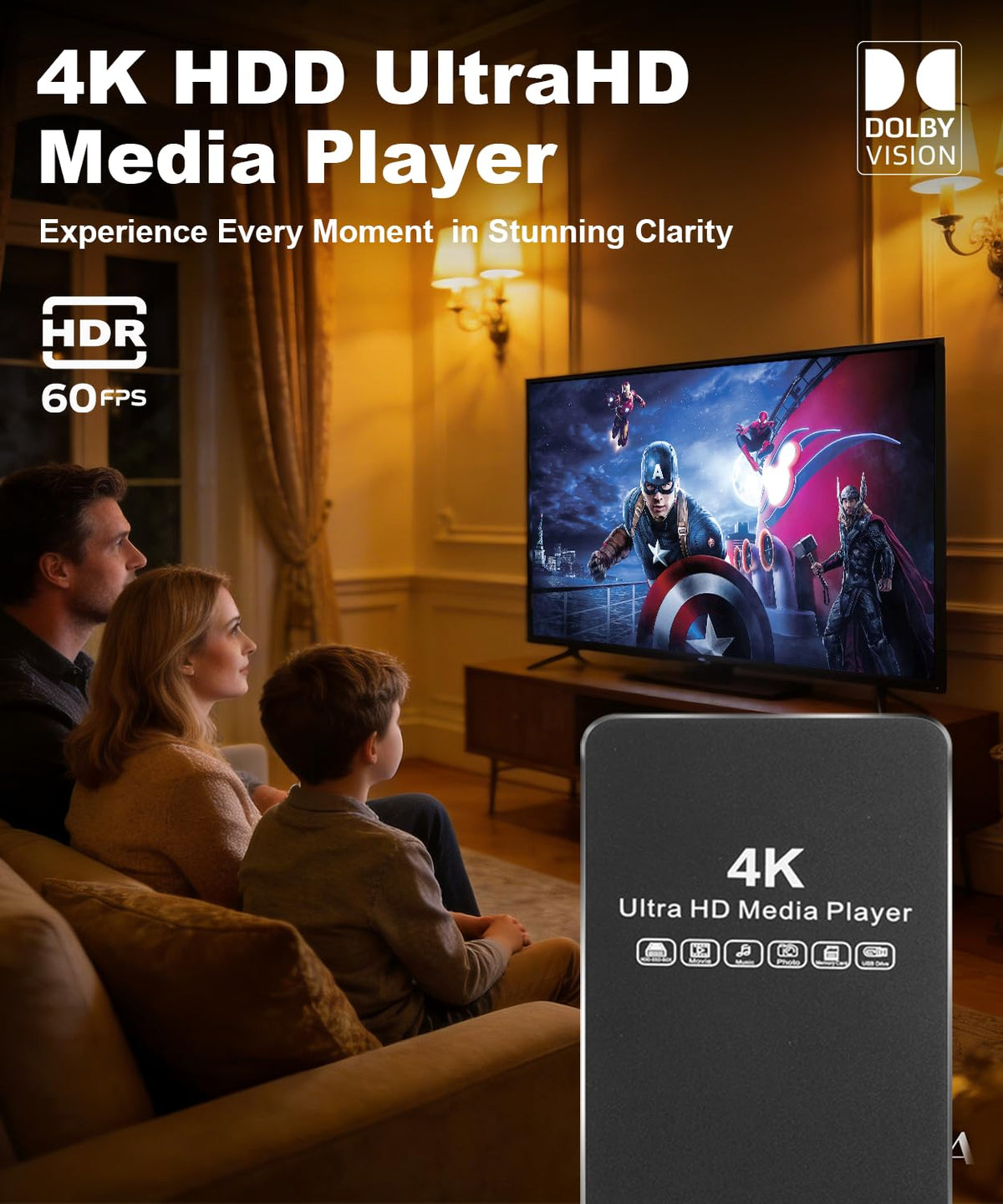 ACEMAX 4K 60Hz Offline Media Player with 2 5 Inch SATA HDD - acemax Official Imagery - 3
