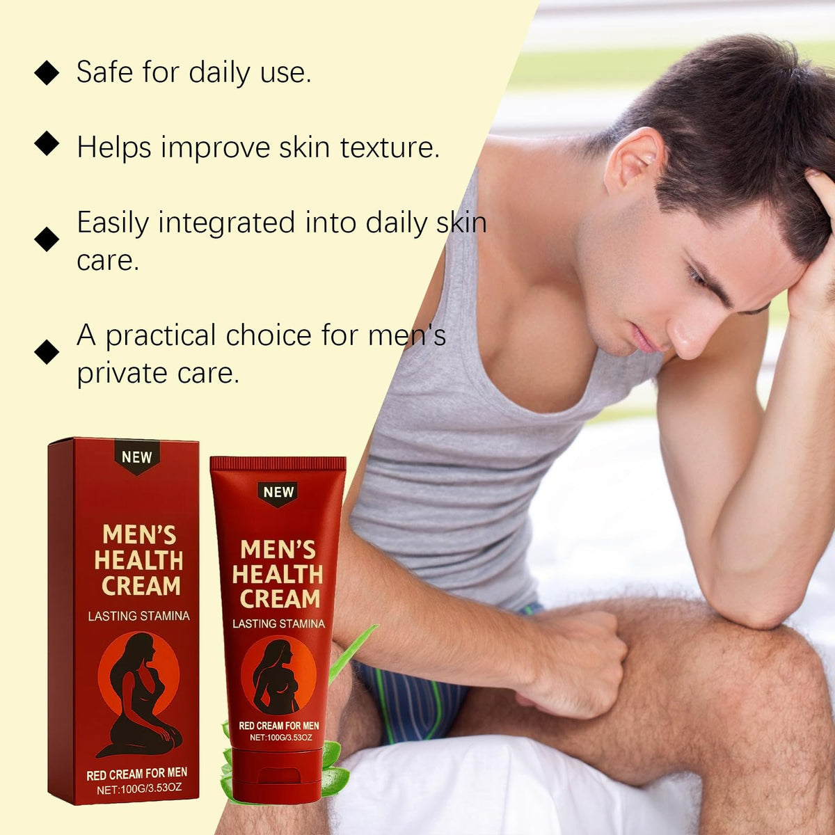 3PCS Peak force Men s Health Cream Gentle Ingredient Daily - Premium Selection Official Imagery - 4