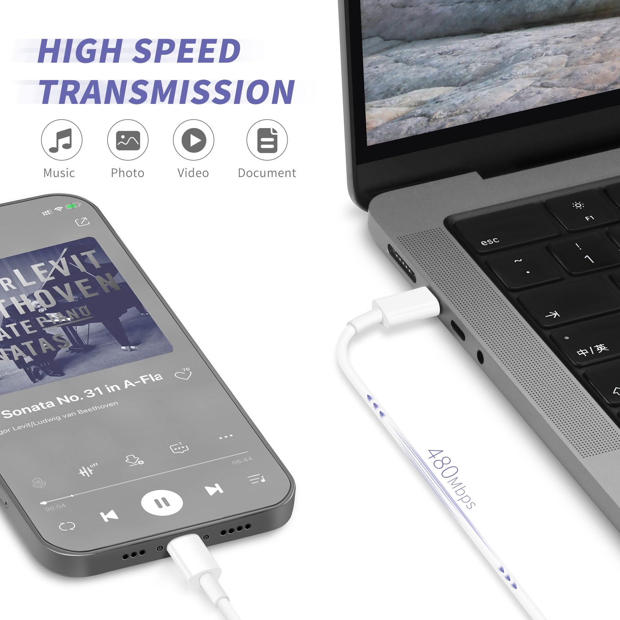 MAILESI iPhone Charger Fast Charging, 20W Type C Fast Charger Block with USB C - MAILESI Official Product View 5