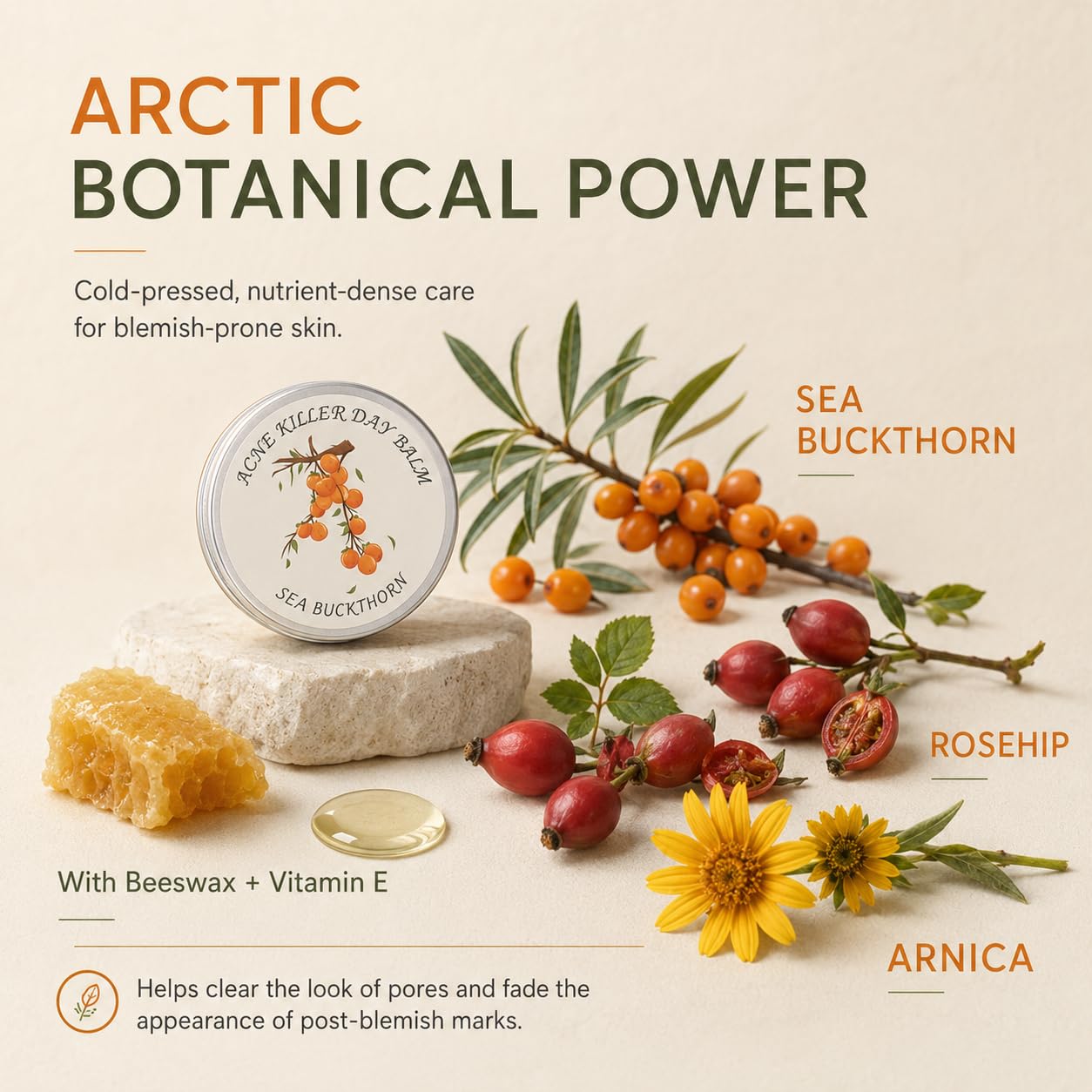 Organic Acne Redness Relief Set Organic Acne Redness Killer - SDXJIOGE Official Imagery - 6