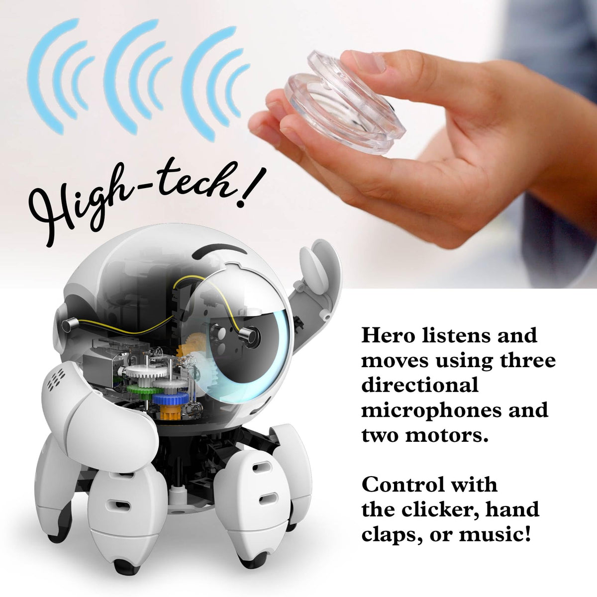 Thames Kosmos Hero Sound Sensing Robot STEM Experiment Kit - Premium Selection Official Imagery - 4