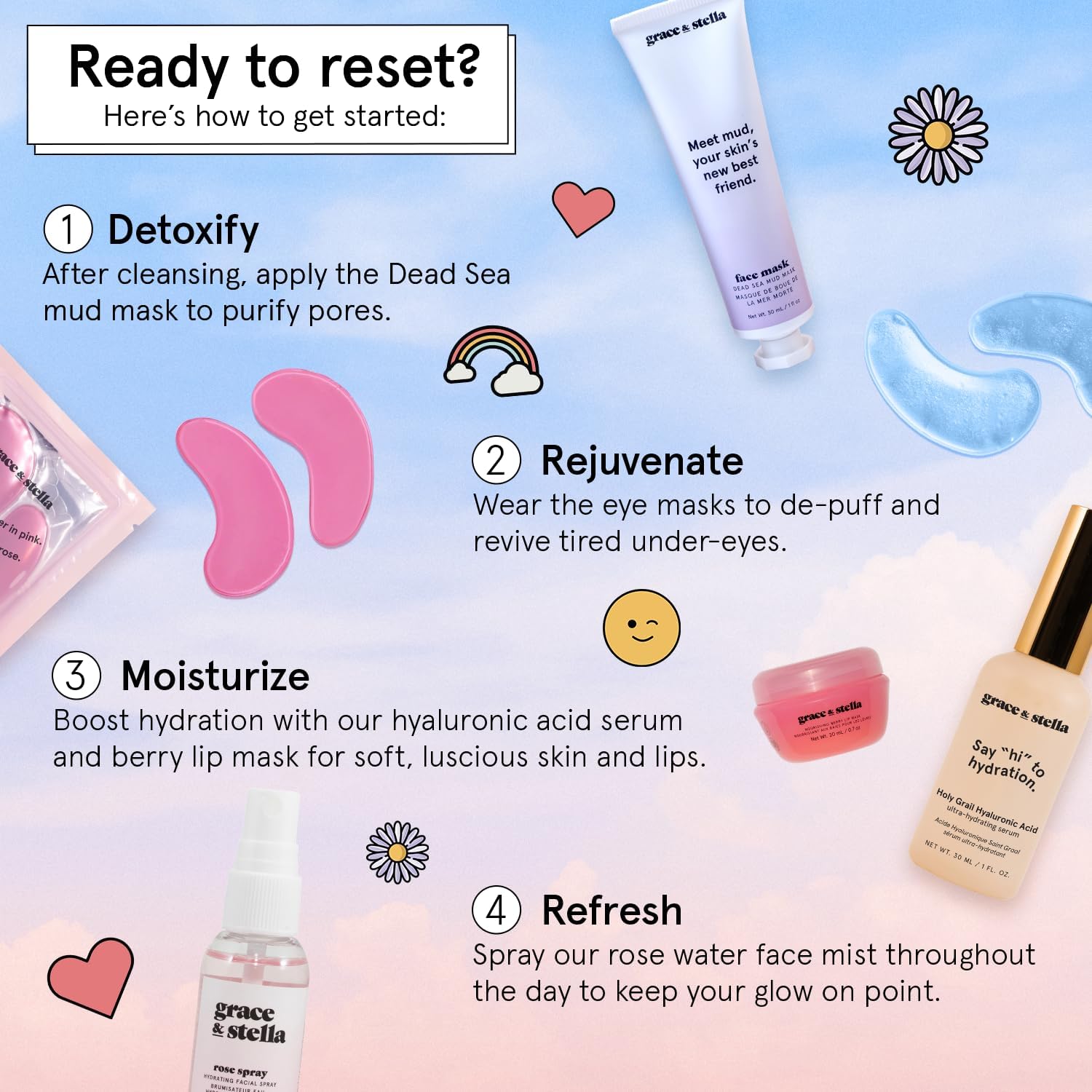 grace &amp; stella Award Winning Skin Care Set - grace &amp; stella