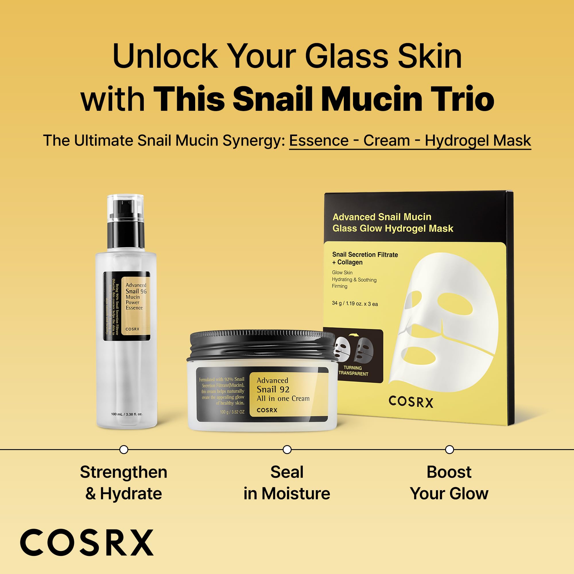 COSRX Snail 96% Mucin Essence 2ea & Retinol 0.1% Cream Mini Sample 1ea - COSRX Official Product View 8