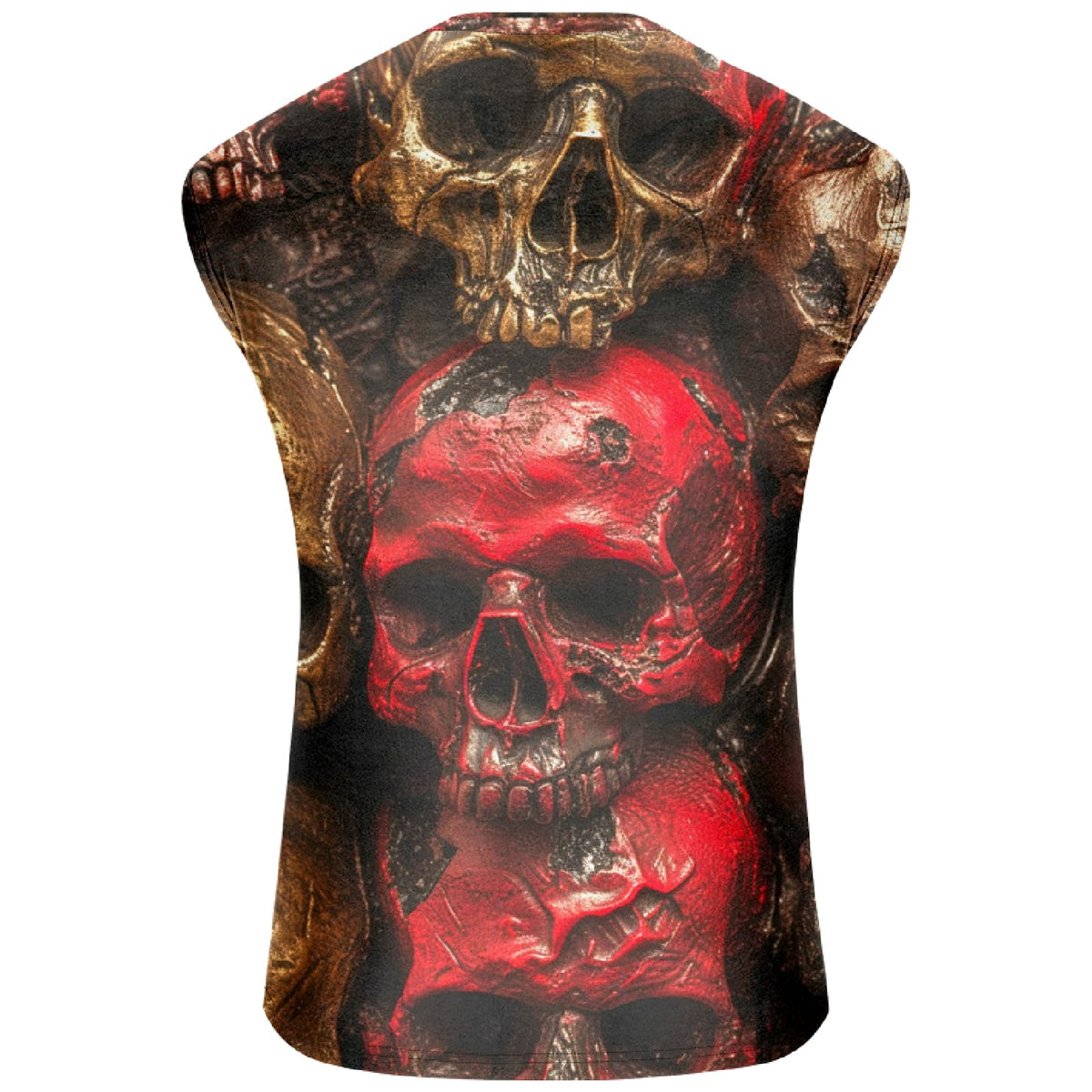 domirica Graphic Tank Tops Men Skull Printed Sleeveless - domirica Official Imagery - 5