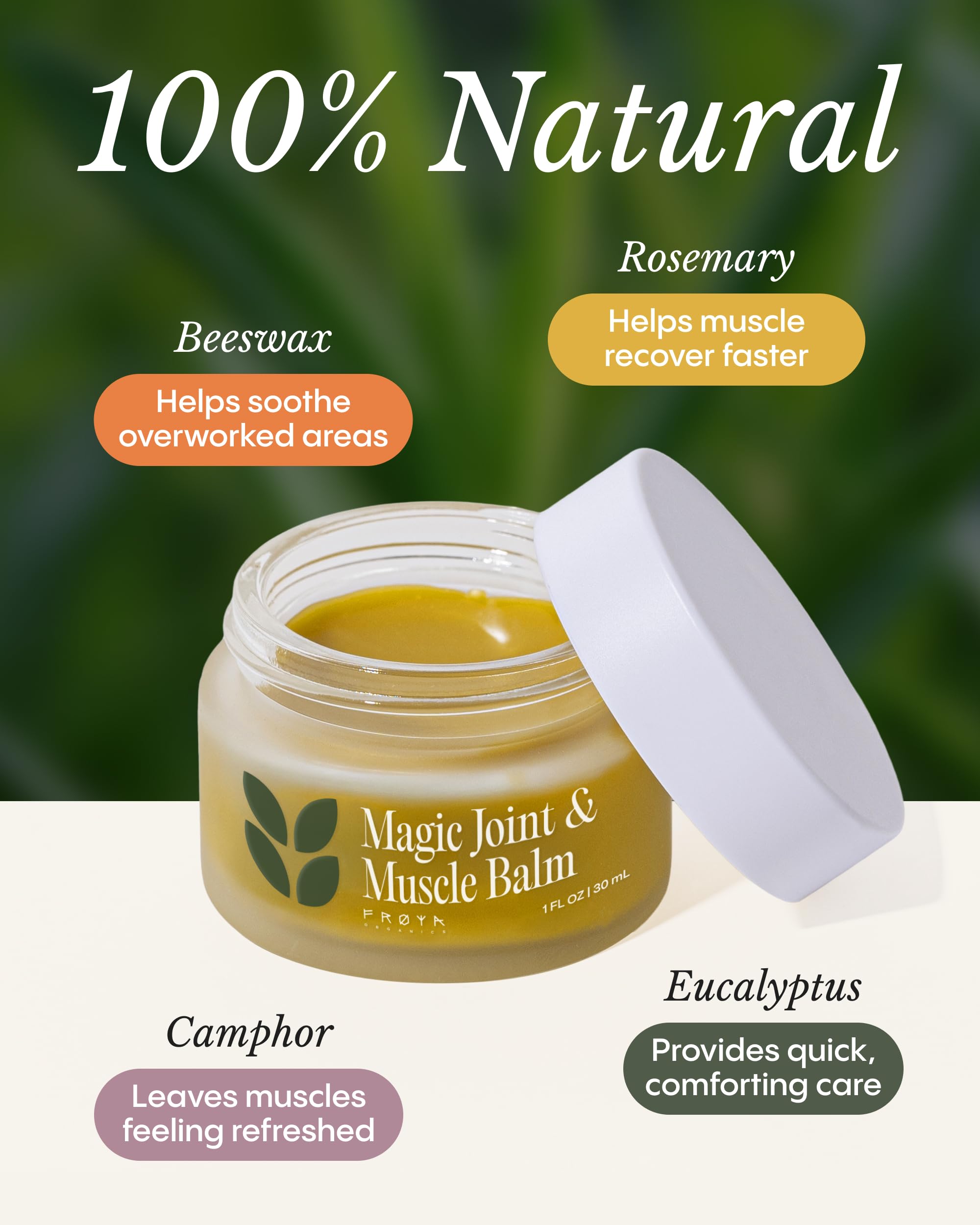 Frøya Organics Joint & Muscle Care Balm (1.0 fl oz)