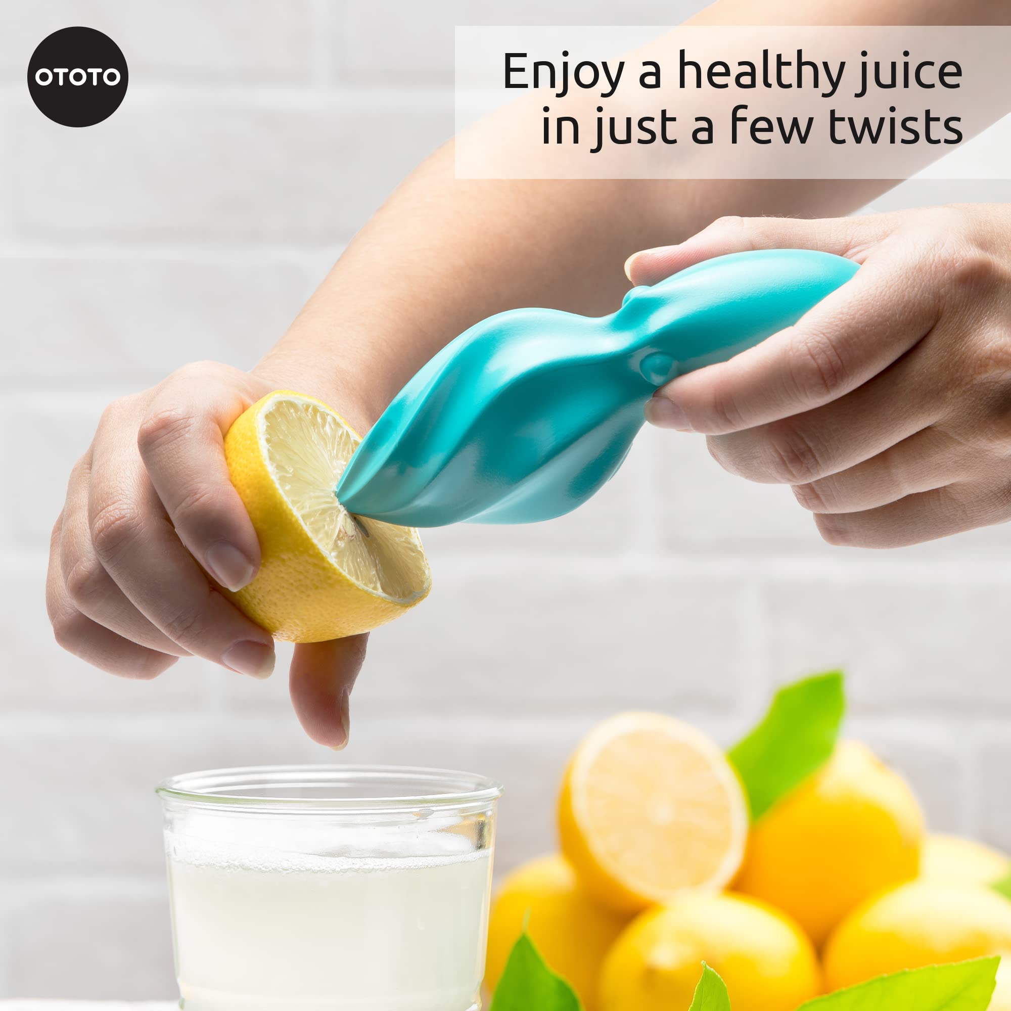 OTOTO OCTO Lemon Juicer Hand - Easy to Hold Lemon Squeezer Manual for - View 4