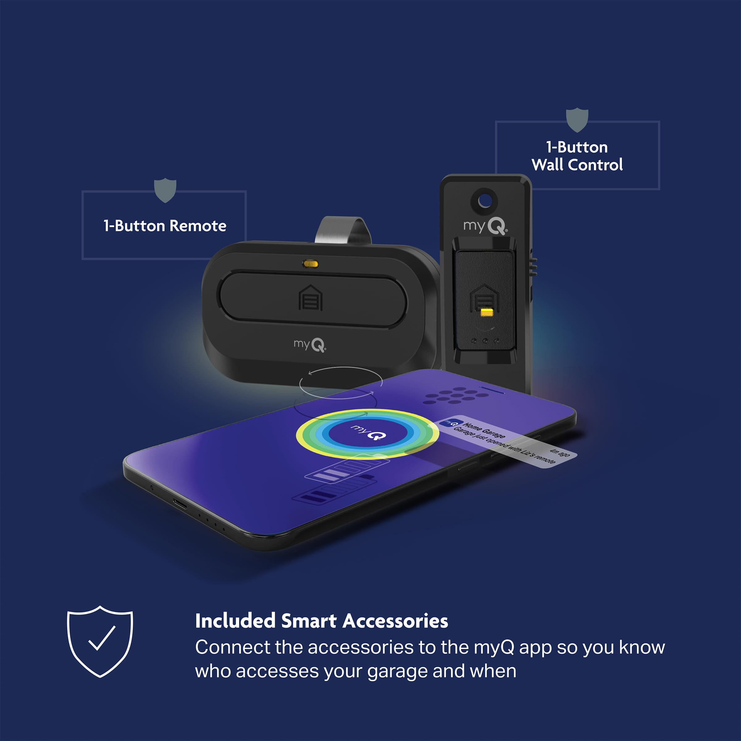 Chamberlain Belt Drive myQ Garage Door Opener, 1/2 HP w/Battery B - CHAMBERLAIN Official Product View 8
