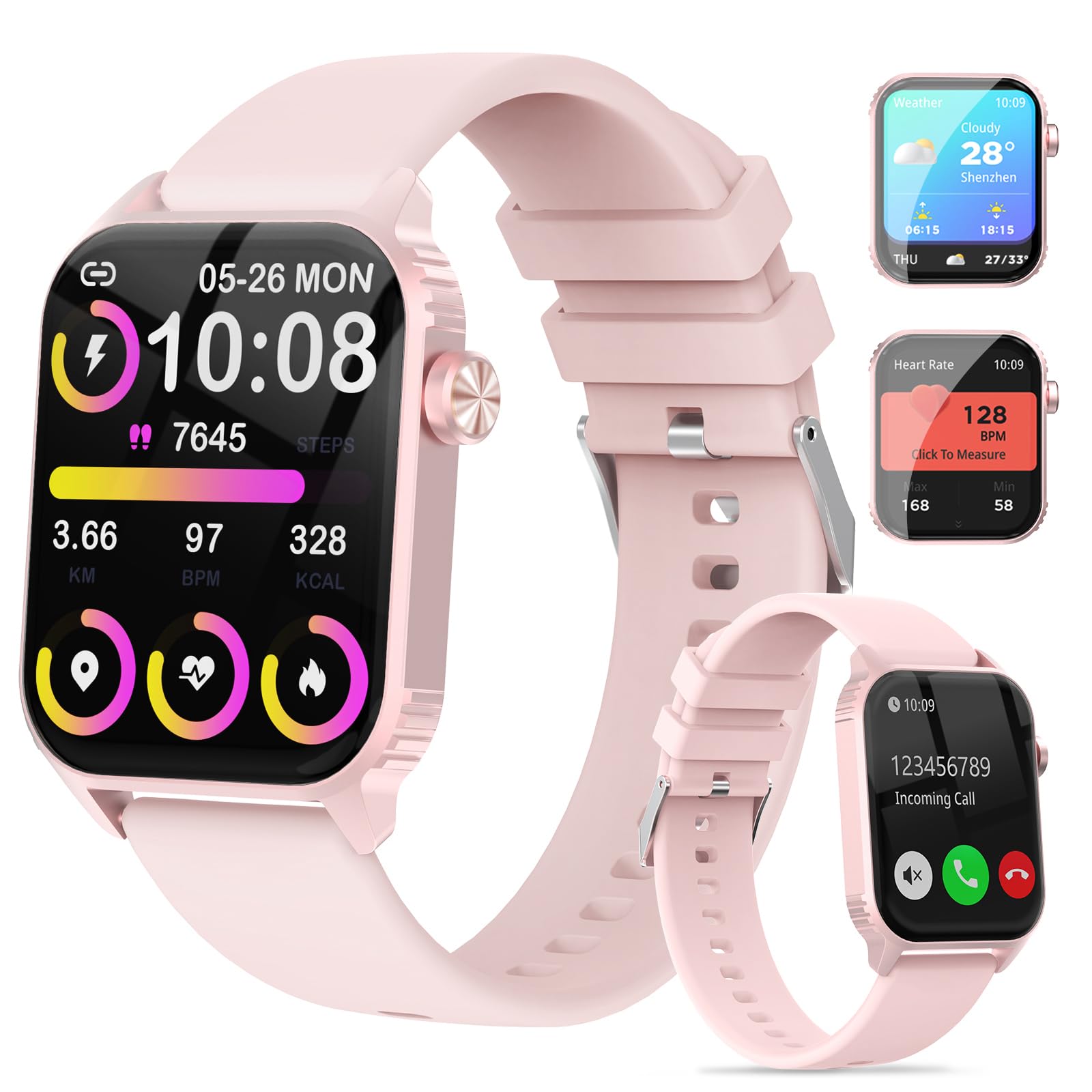 TRAUSI Smart Watch for Men, 120 Sports Modes Smartwatch with 1.83" HD, - View 8