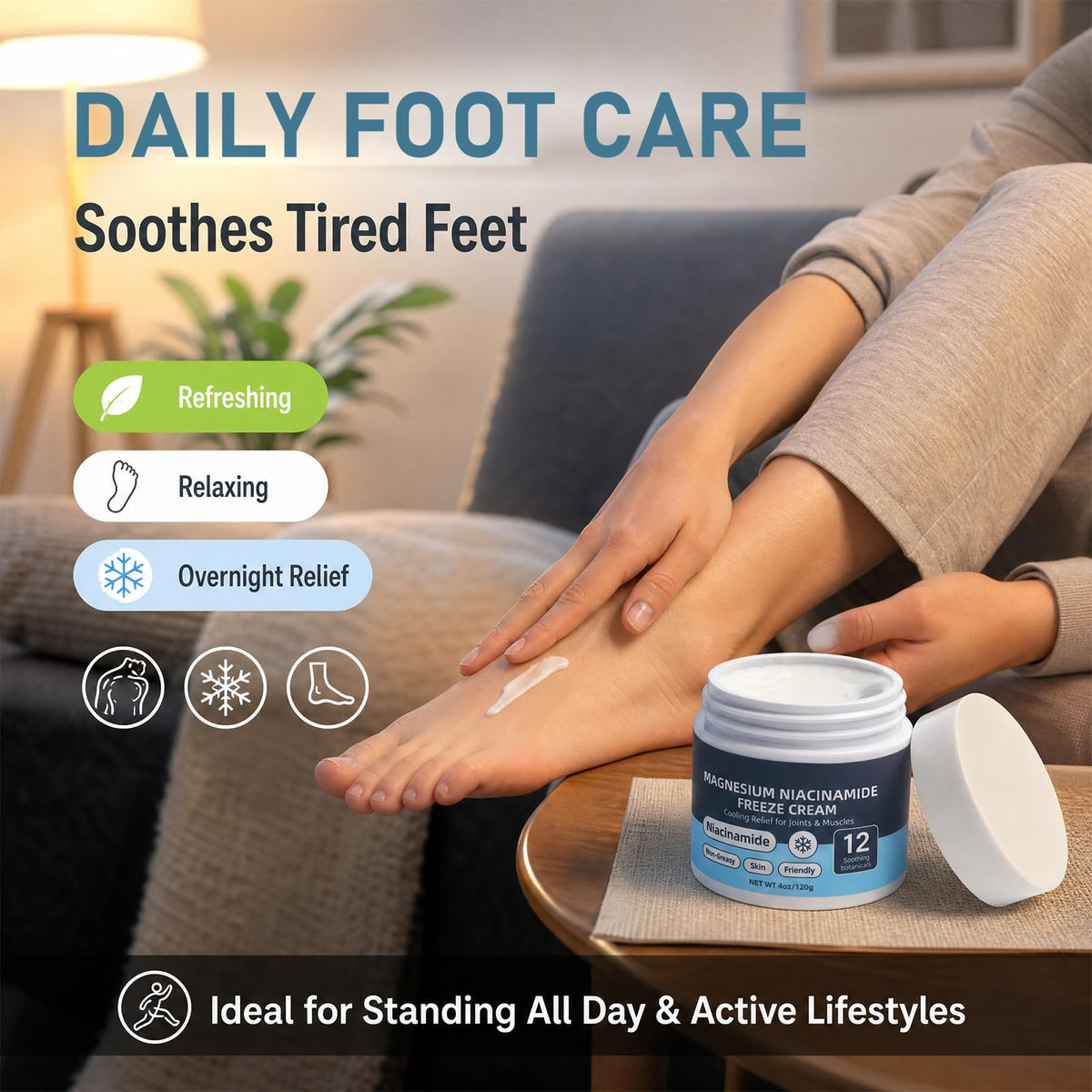2026New Magnesium Relief Freeze Cream with Niacinamide - Premium Selection Official Imagery - 7