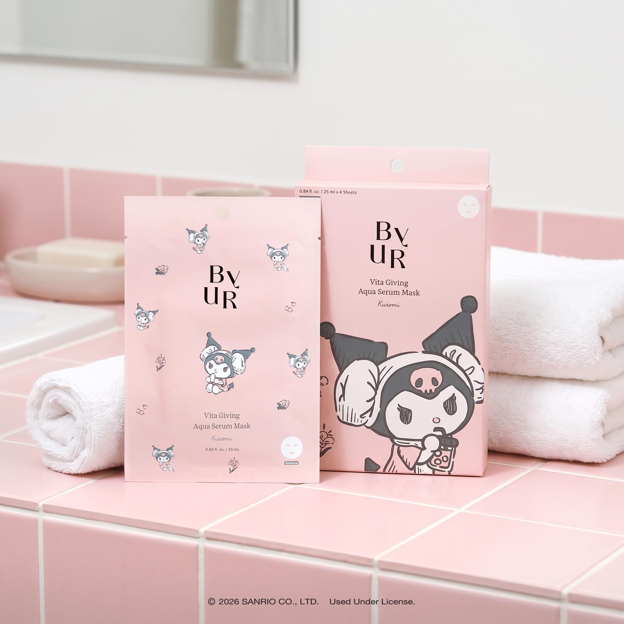 ByUR Vita Giving Sanrio Character Daily Aqua Serum Mask (4 - ByUR