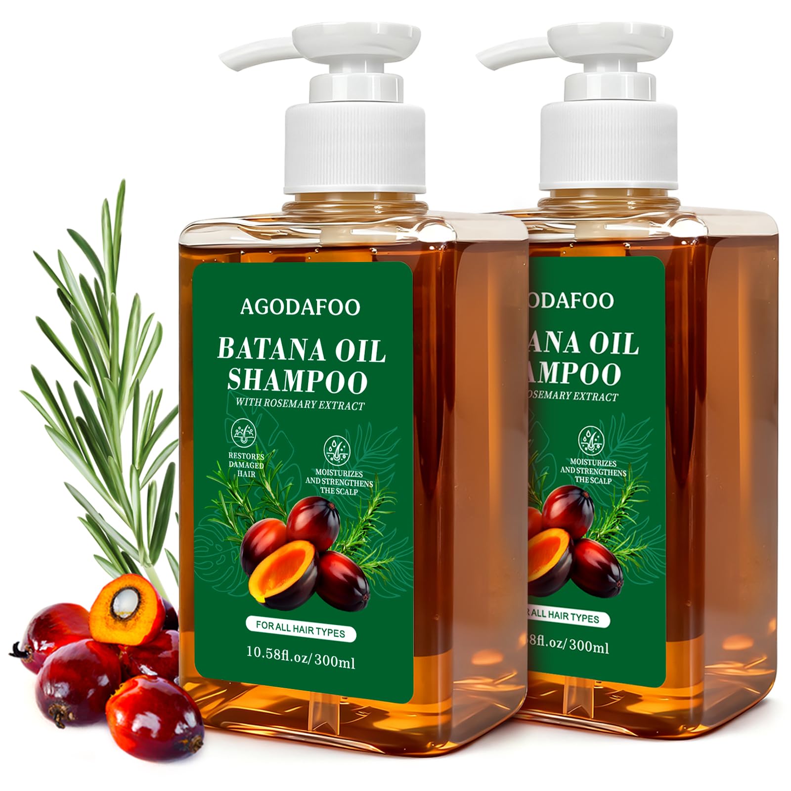 Agodafoo Batana Oil Shampoo for Hair Growth, Batana Oil & Rosemary Oil Shampoo - Agodafoo Official Product View 10