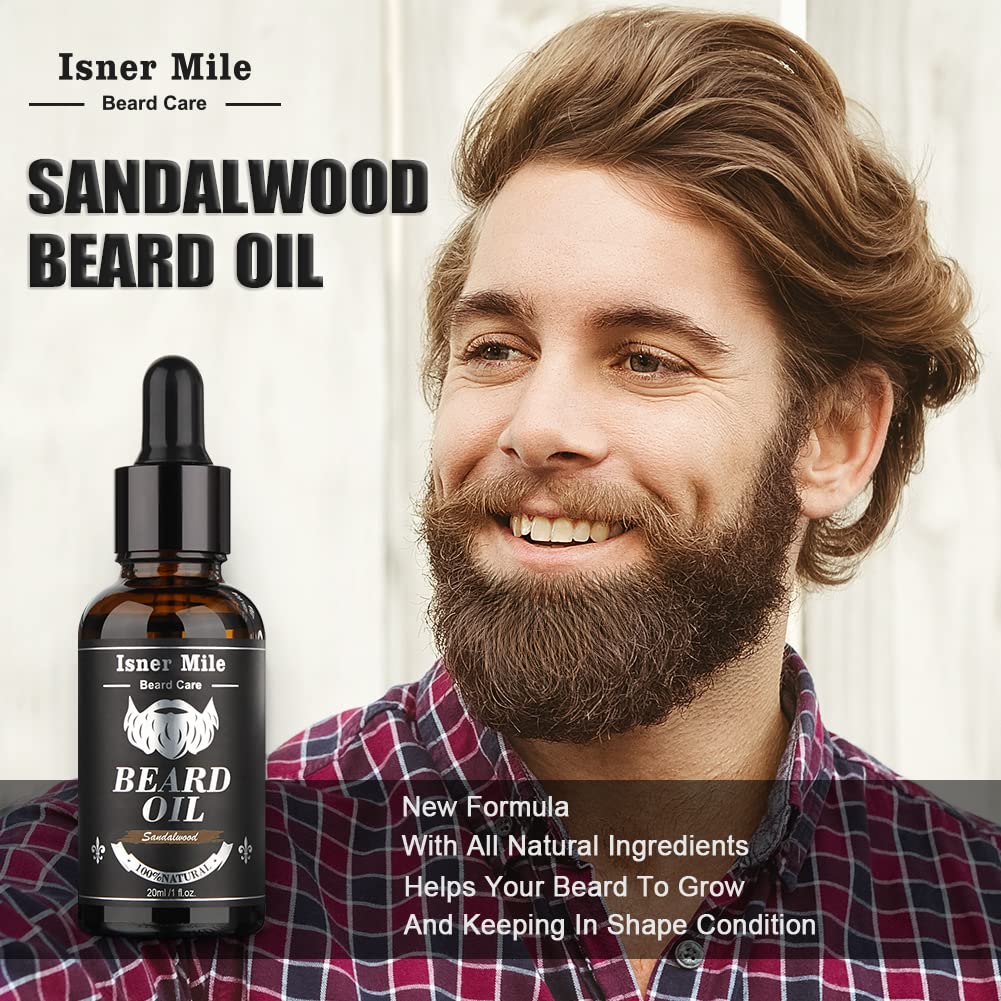 Beard Kit Birthday Gifts for Men Grooming Care w Wash Brush - Comfy Mate Official Imagery - 6
