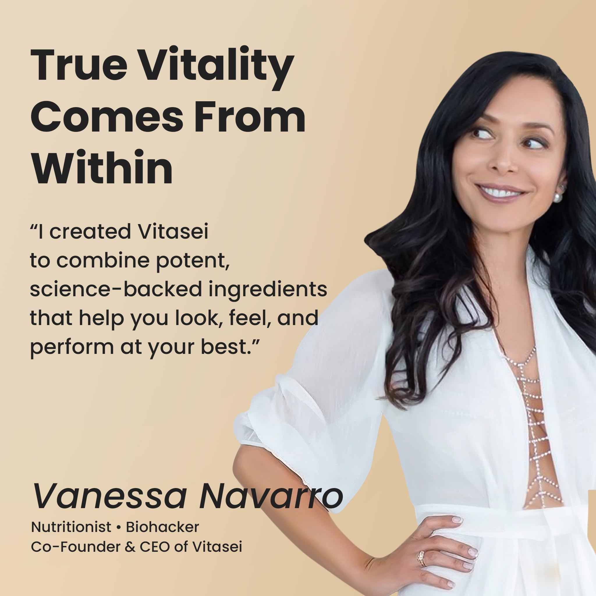 VITASEI Hydrolyzed Collagen Peptide Powder Drink Coconut - VITASEI Official Imagery - 7