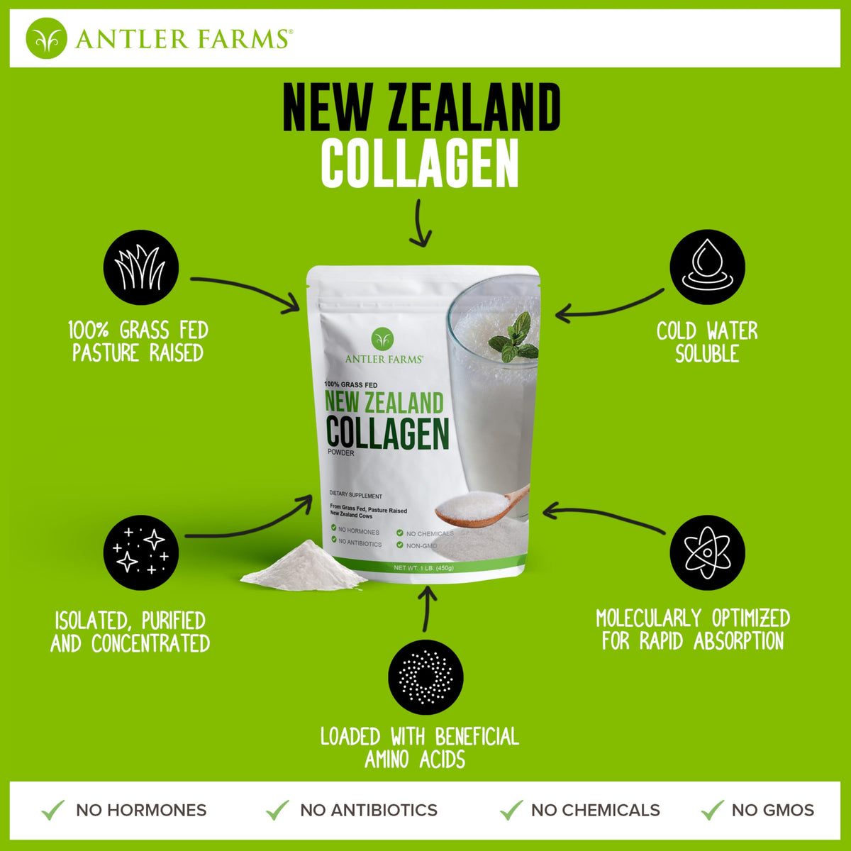 Antler Farms New Zealand Collagen Powder - Antler Farms Official Imagery - 5
