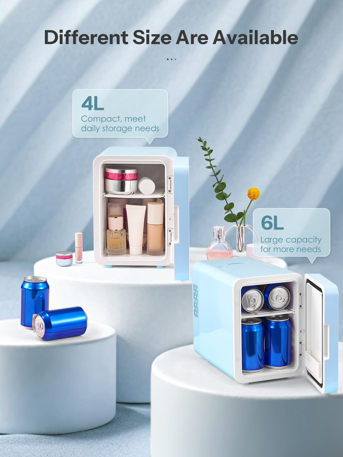 Reemix Skincare Fridge Mini Beauty Fridge with LED Mirror - Reemix Official Imagery - 8