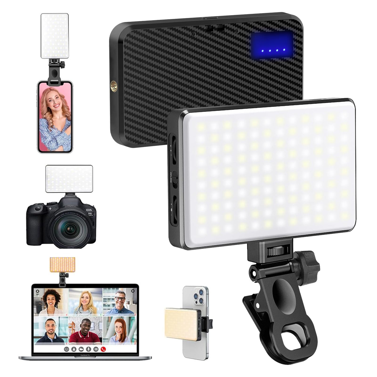 168 LED Phone Light Selfie Light for iPhone iPad Camera - Auriani Official Imagery - 1