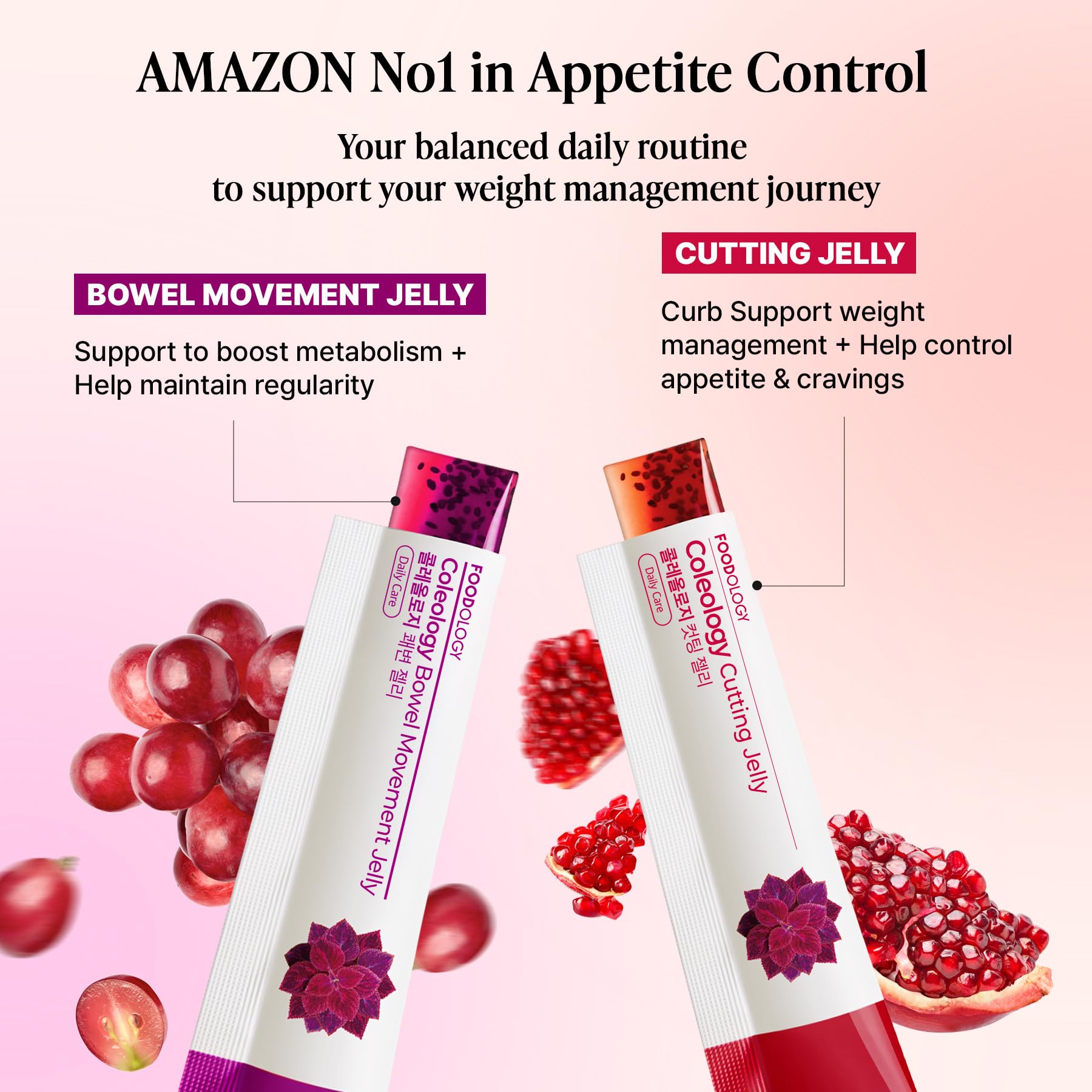 FOODOLOGY Garcinia Twin Jelly: Cutting & Bowel Movement Jelly, Dietary - View 2