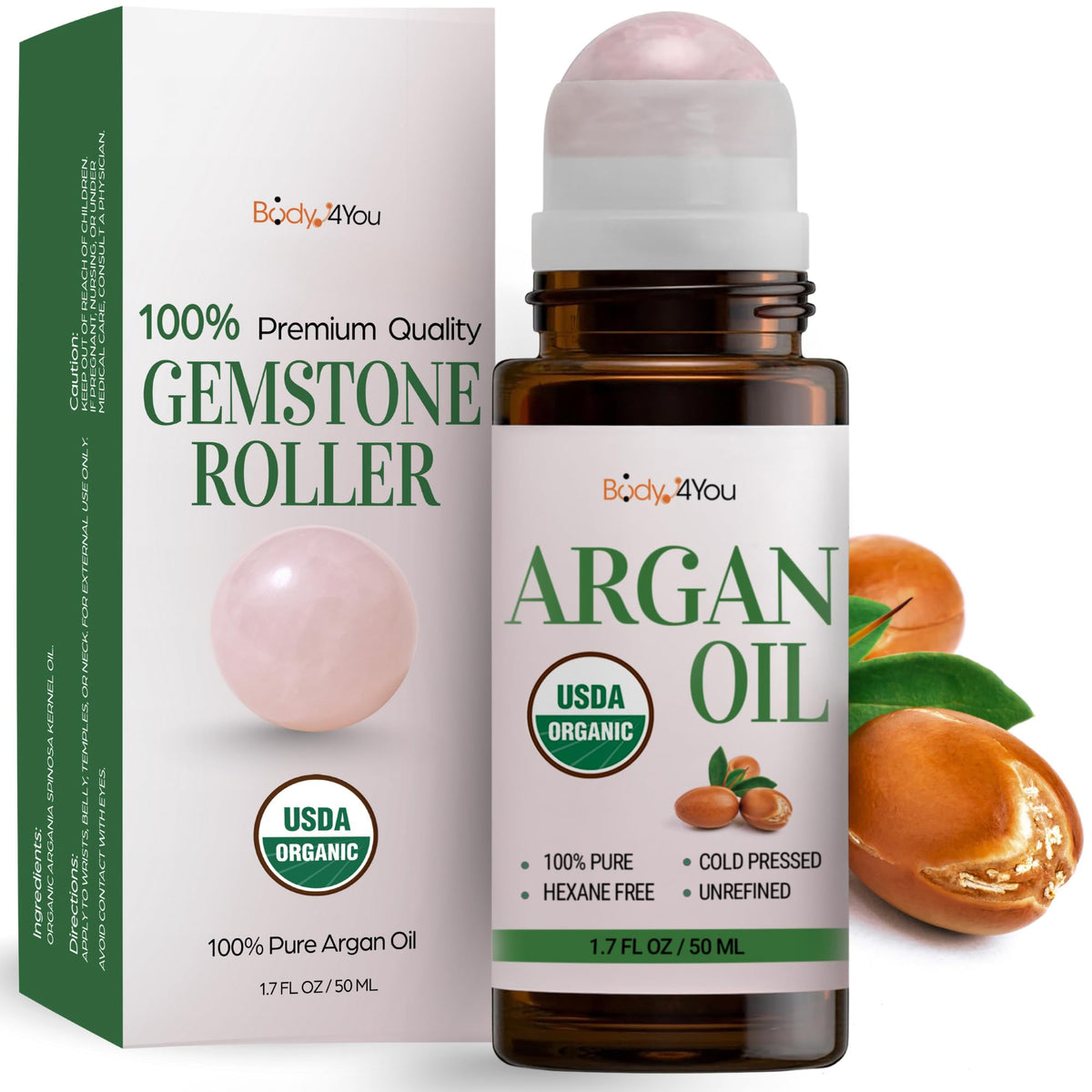 BodyJ4You Organic Argan Oil Roll On - BodyJ4You Official Imagery - 2