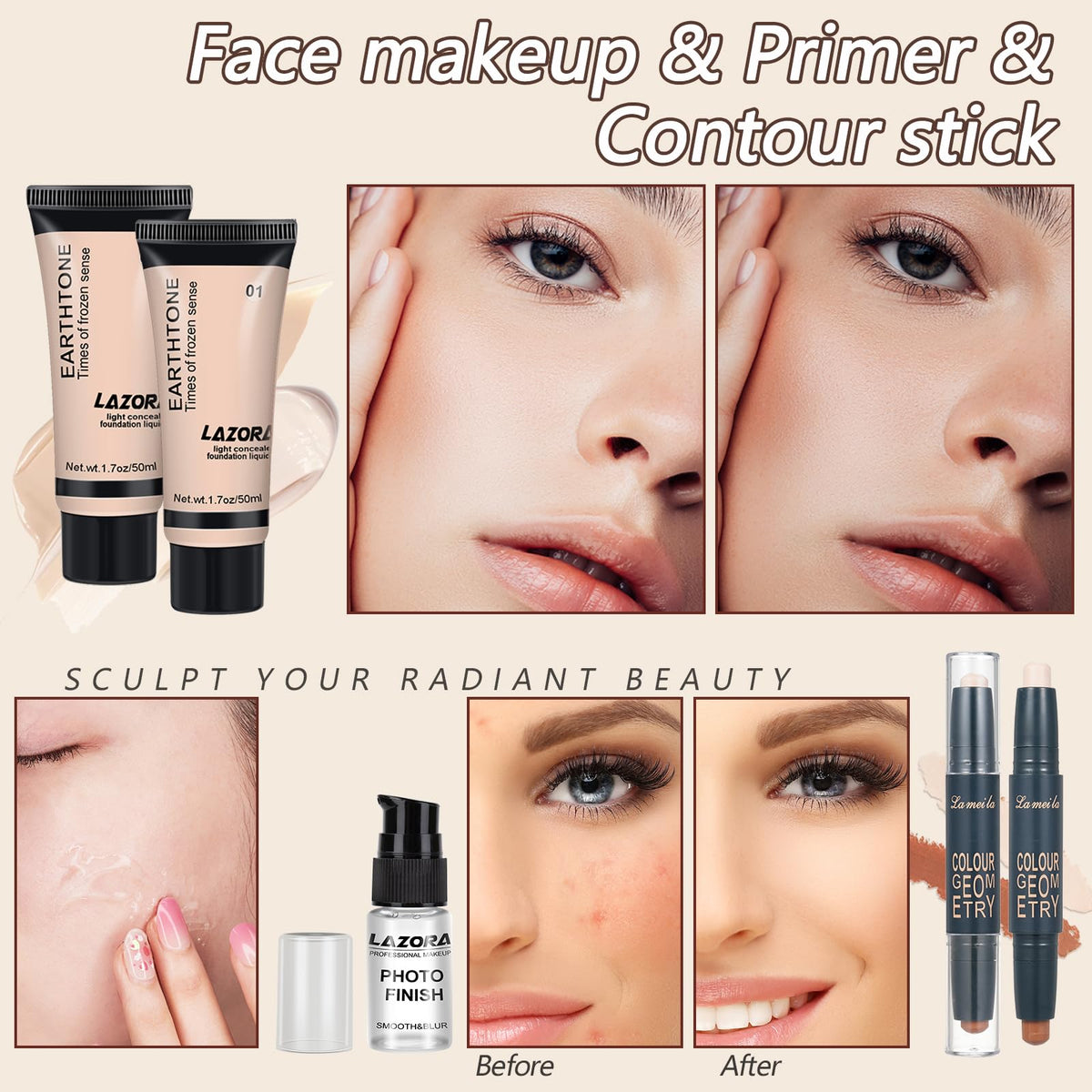 venshun Makeup Kit for Women Full Kit Makeup Sets for - venshun Official Imagery - 5