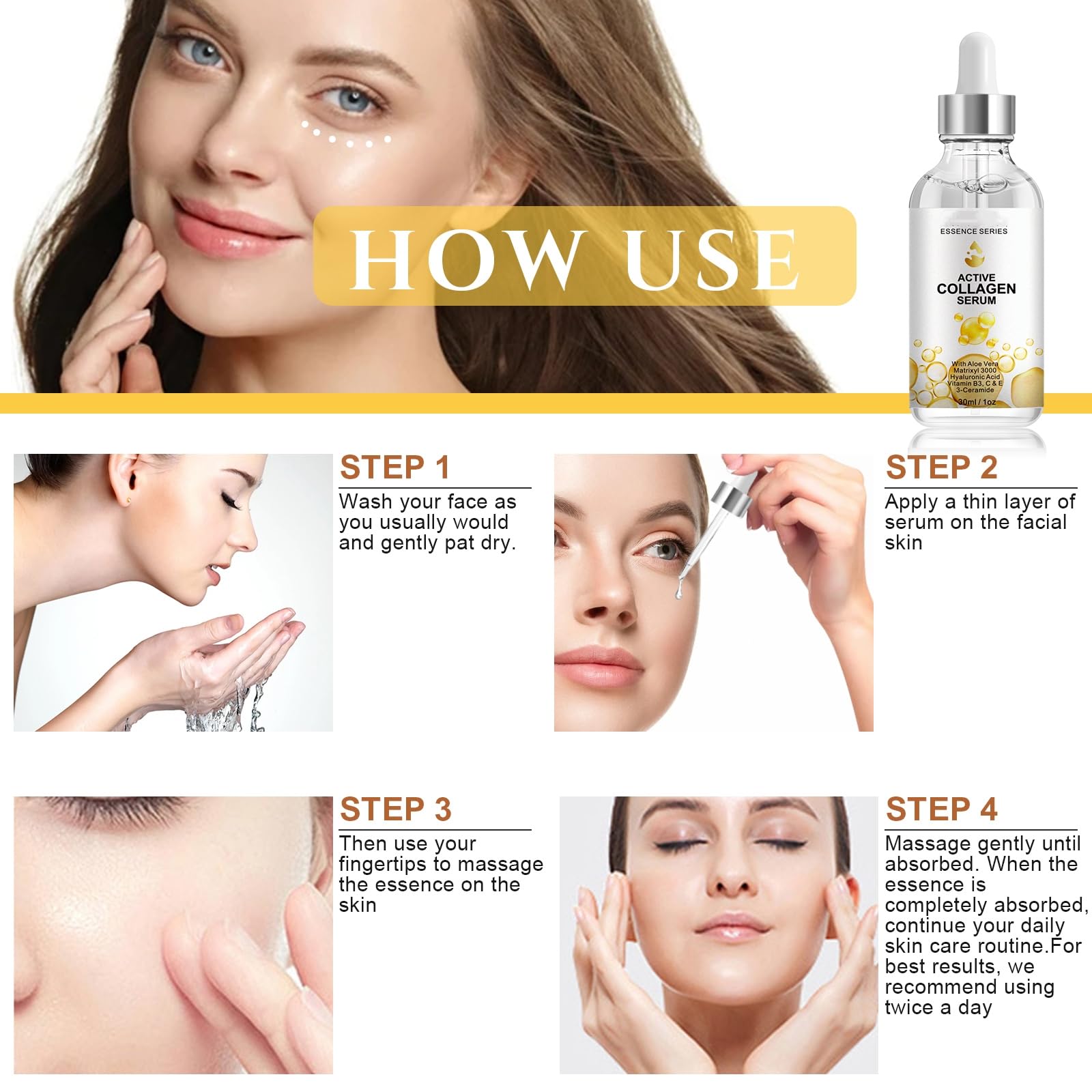 SHIFAKOU Active Collagen Serum - Natural & Organic Anti Aging Collagen - SHIFAKOU Official Product View 6
