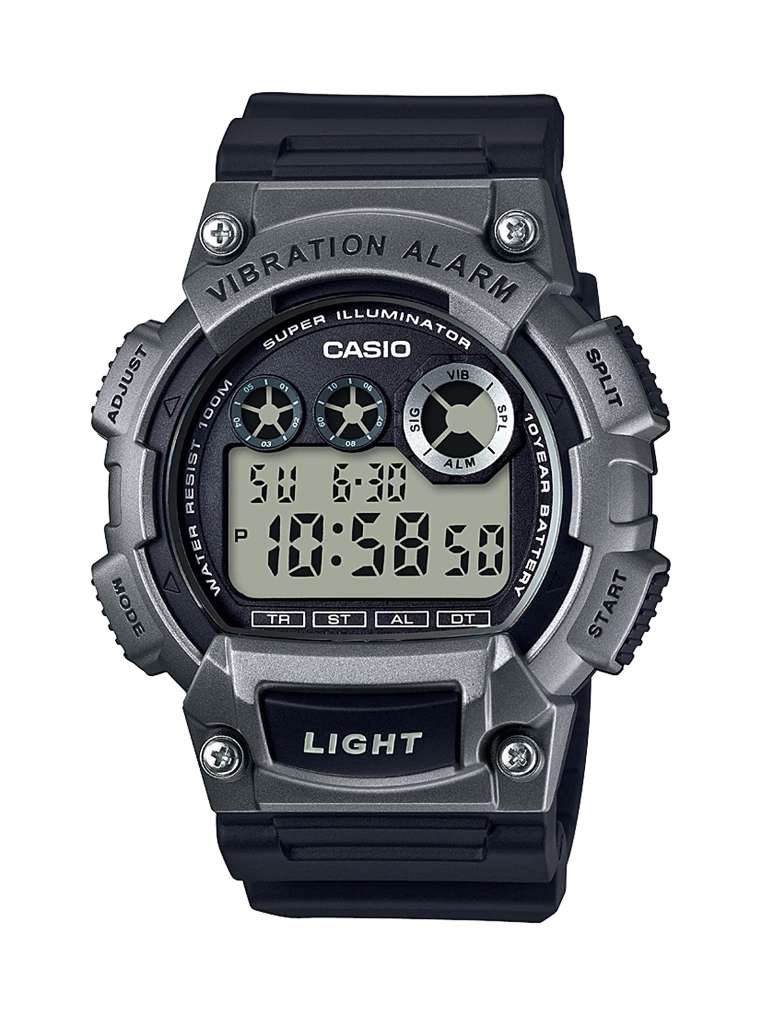 Casio W735H Series | Men’s Digital Watch | 1/100 SEC Stopwatch | Count - View 8