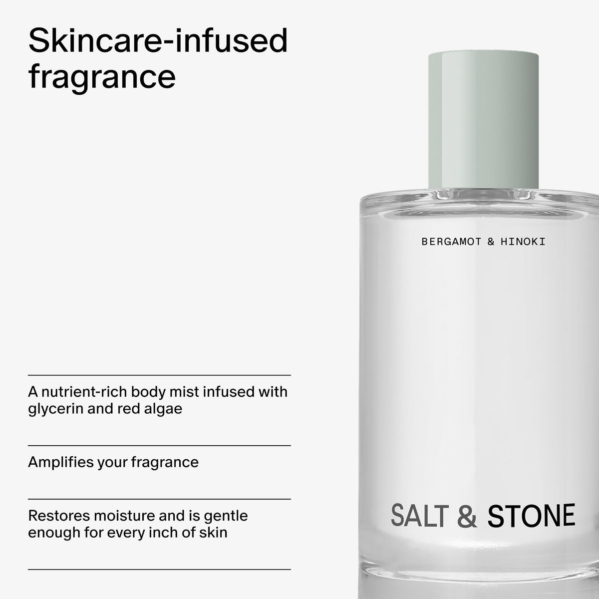 Salt Stone Hair Body Mist for Women Men Bergamot Hinoki 3 4 - Salt & Stone Official Imagery - 6