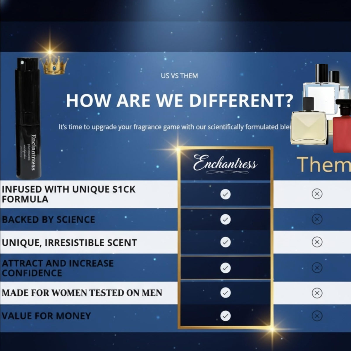 Enchantress Pheromone Infused Perfume for Women Raw - PHERO CONFIDENCE Official Imagery - 6