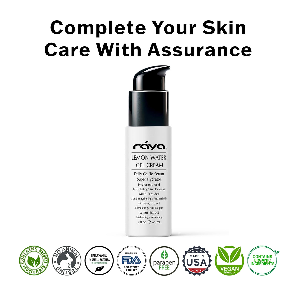 Raya Lemon Water Gel Cream Facial Moisturizer for Non - Raya Official Imagery - 5